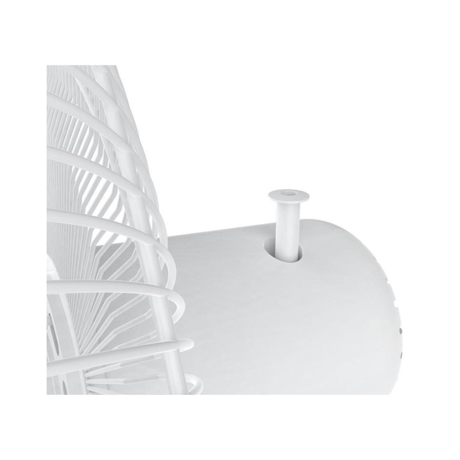 Ventilador De Pie 16" 5 Aspas 3 Vel Blanco ST-4055-1