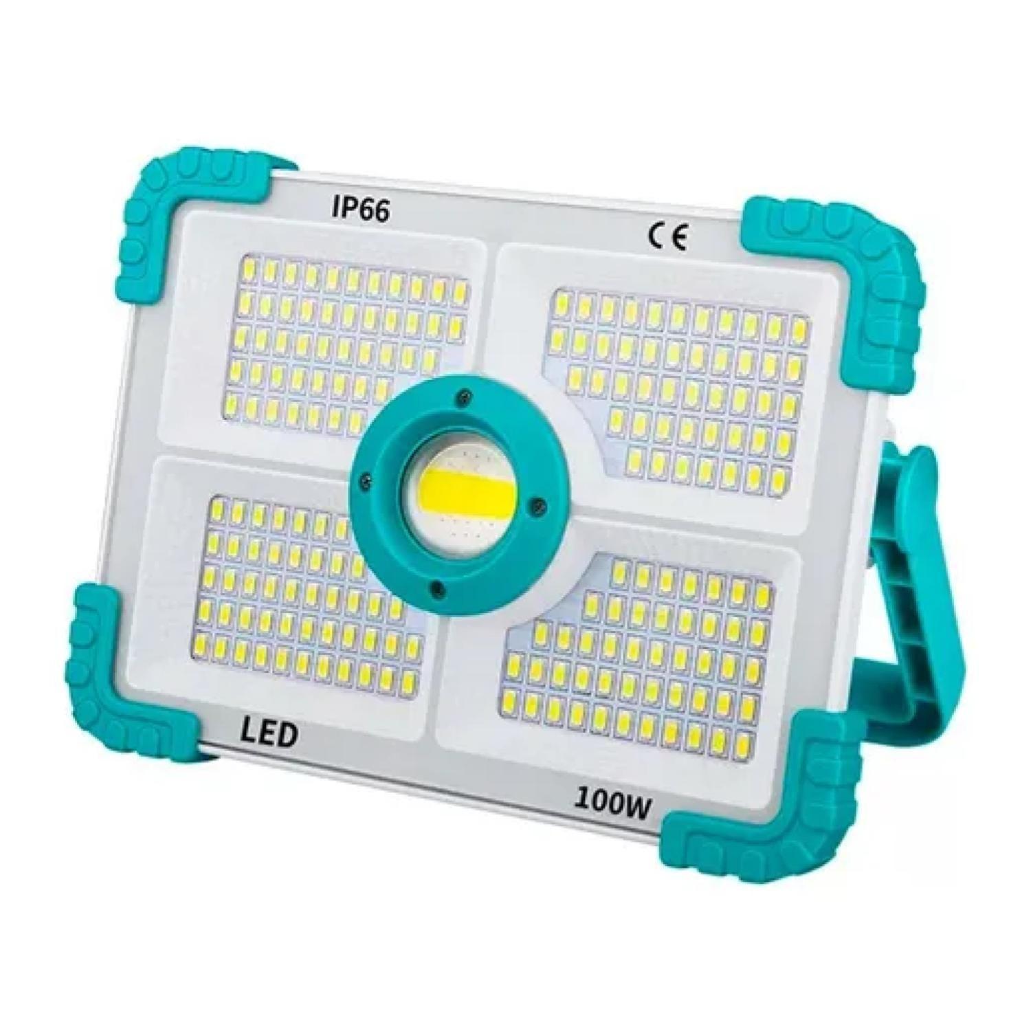 Foco Reflector Linterna Solar Portatil 100W 188LED IP66-0