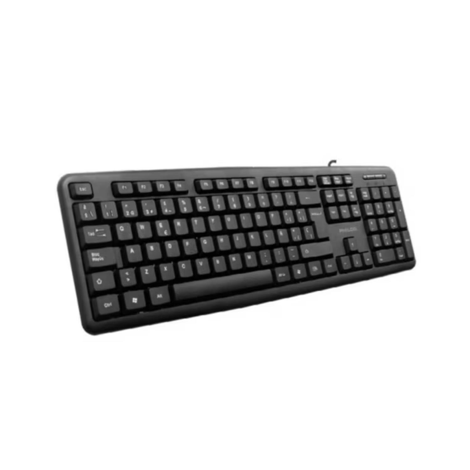 Teclado Standard USB 105 Teclas Negro Philco-2