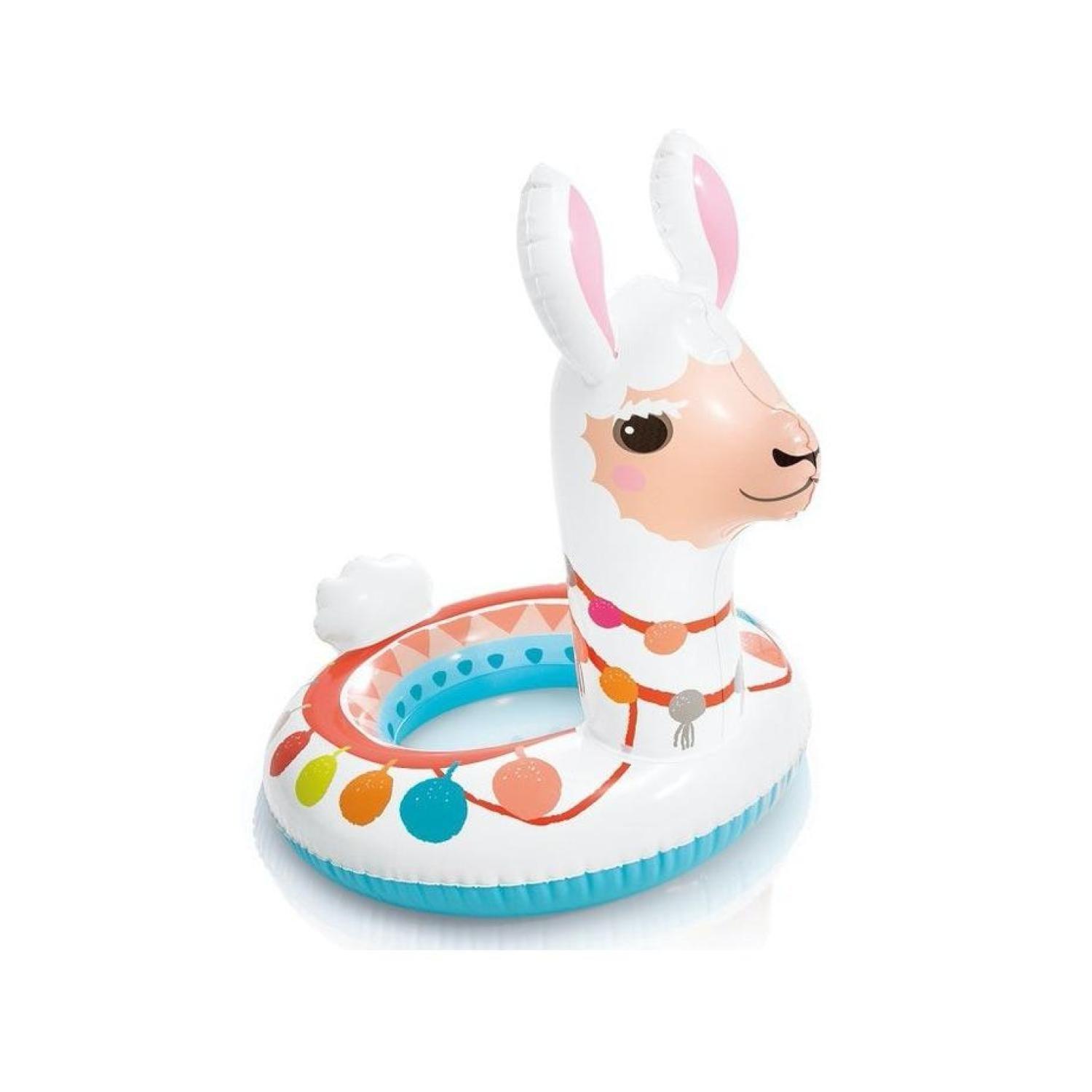 Flotador Inflable Llama 80cm Colores Para Piscinas-0
