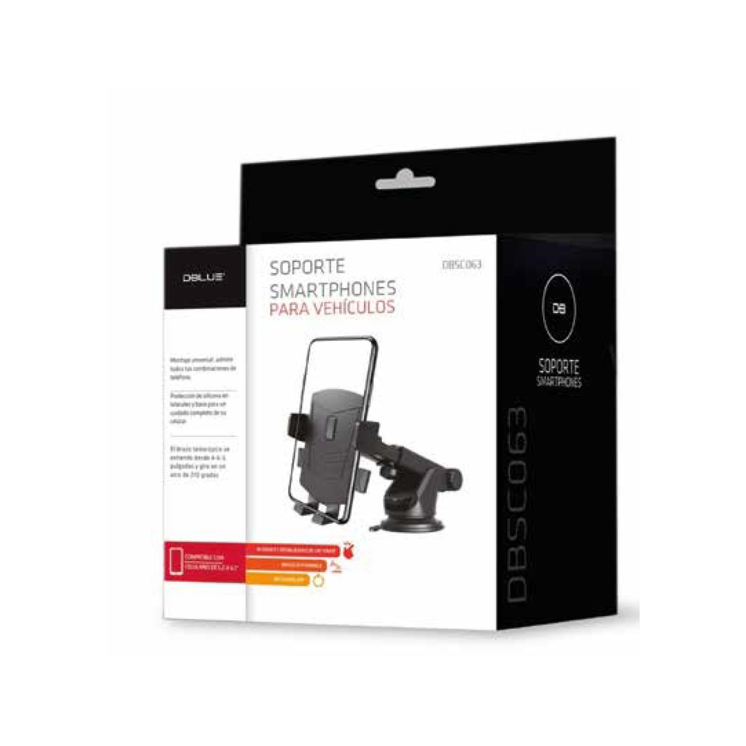 Soporte Celular Con Brazo Para Automovil Negro Dblue-2