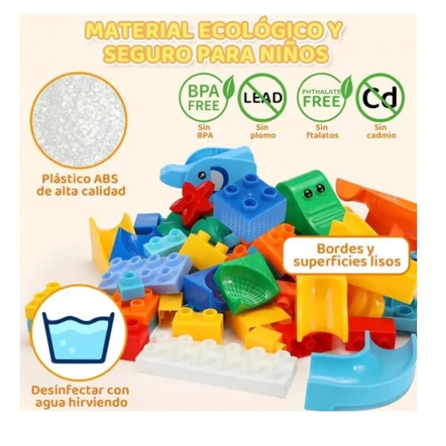 Juguete Bloques De Construccion 3D 120pz Laberinto Educativo-1