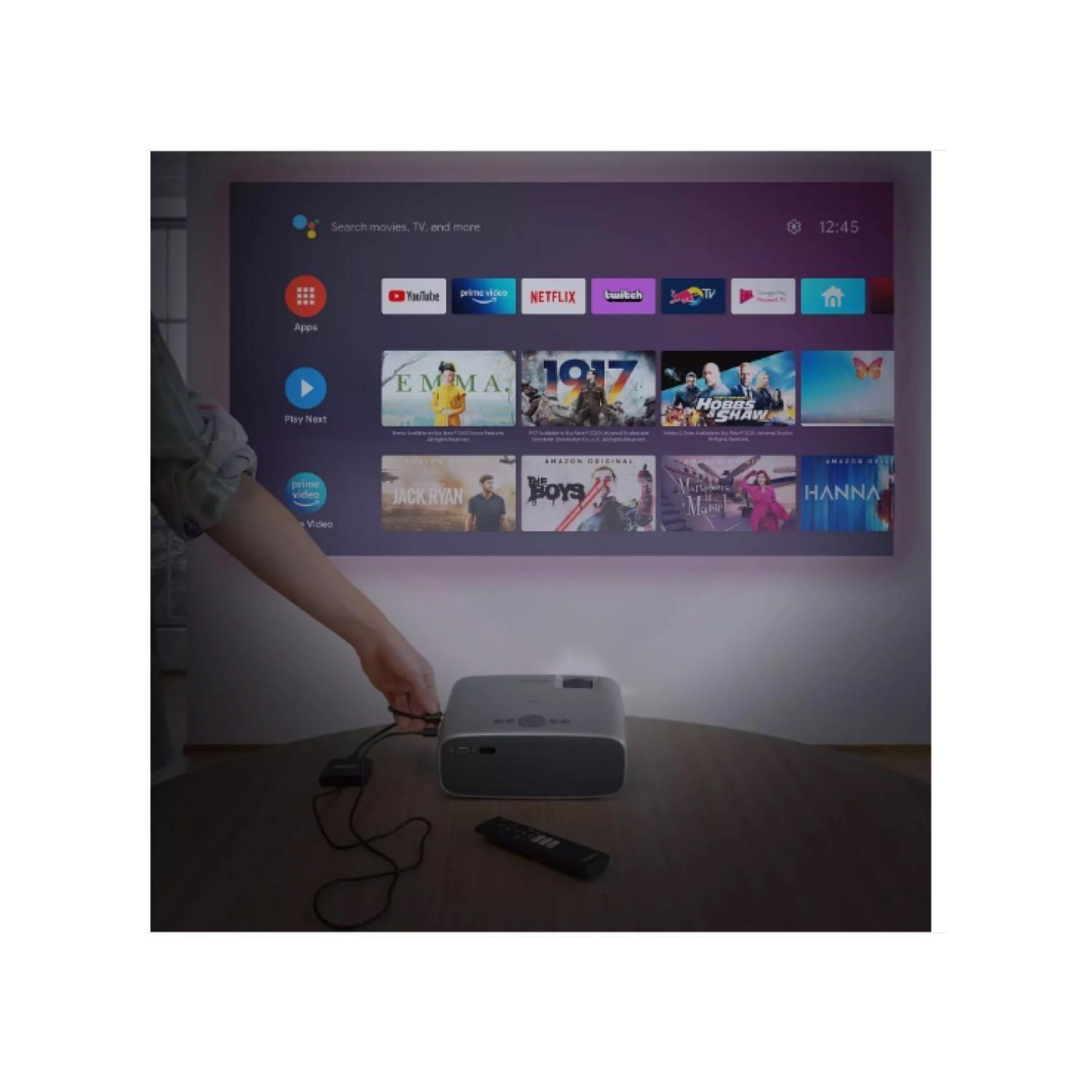 Video Proyector 65" FHD 1080P Android TV WiFi HDMI NeoPix Ultra 2-4