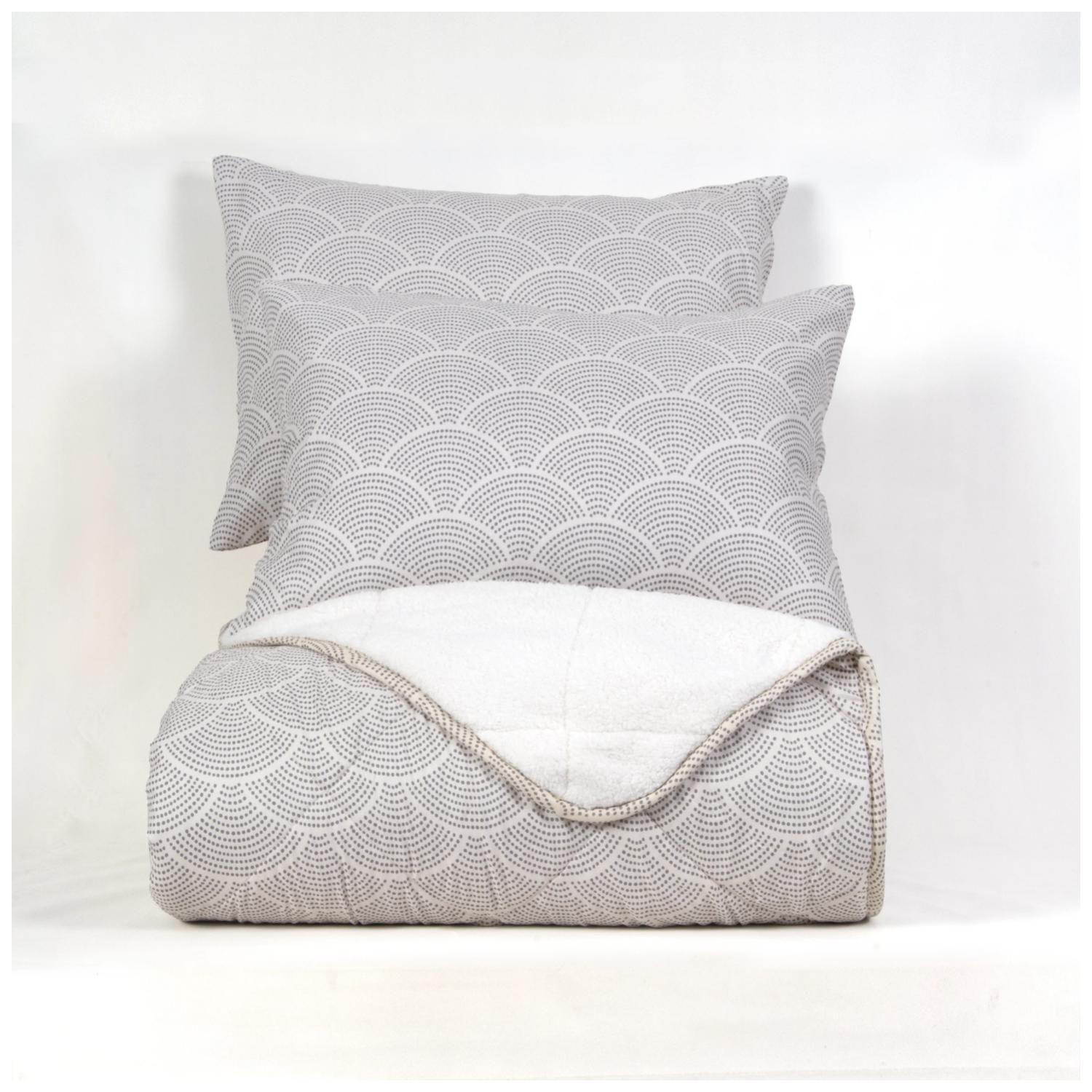 Plumon 2 Plazas 220X240cm Microfibra Roble Estampado Mashini-3