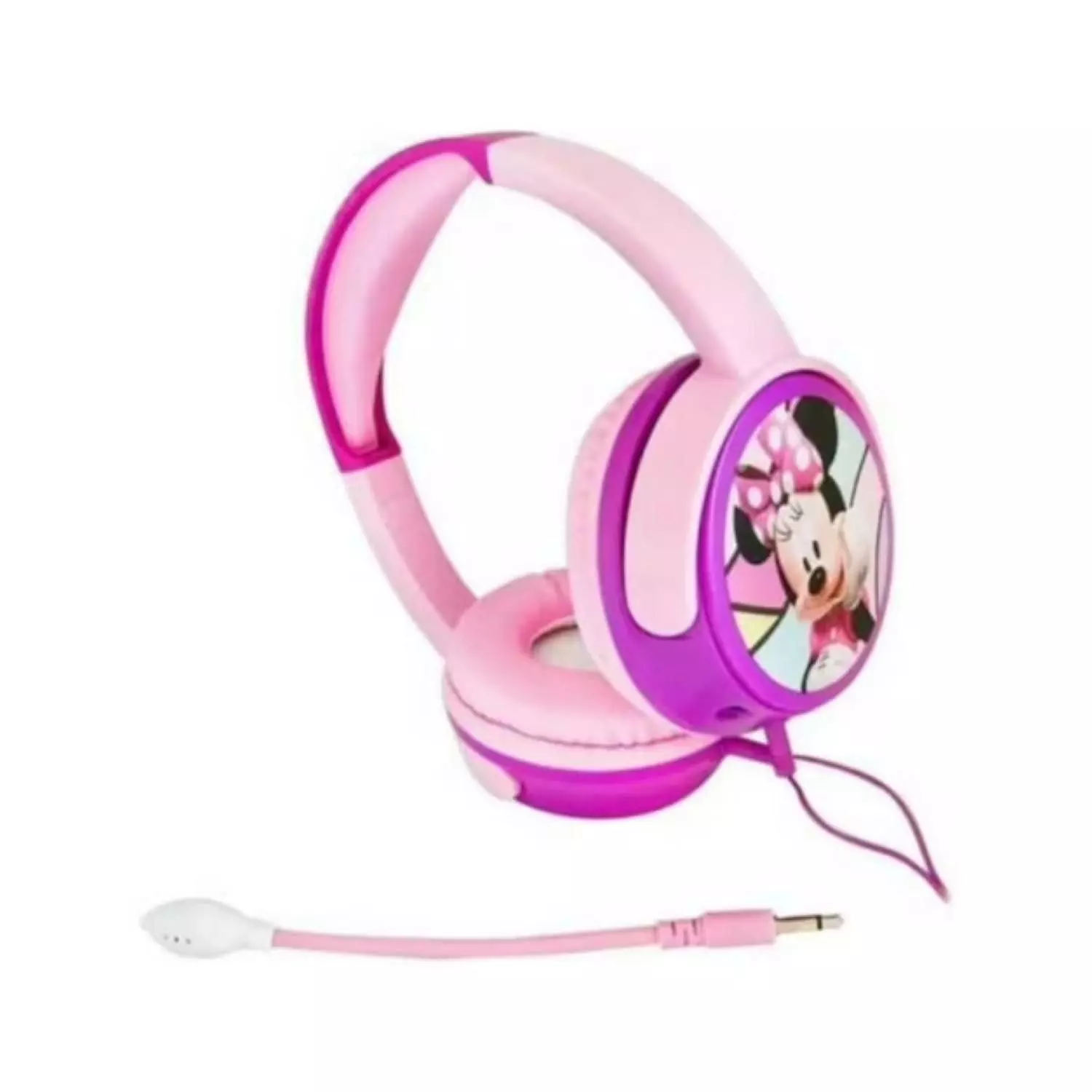 Audifono Gamer Infantil OverEar Rosado Minnie Mouse-2
