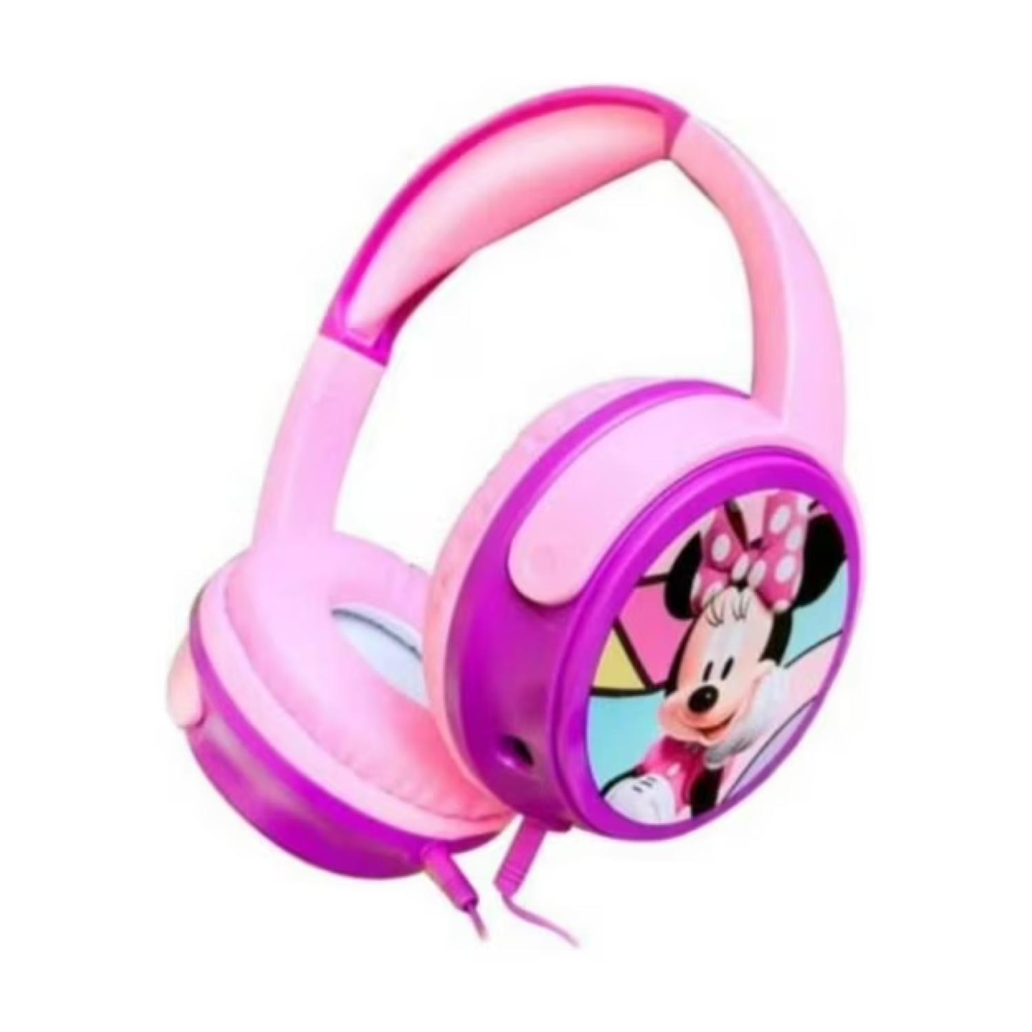 Audifono Gamer Infantil OverEar Rosado Minnie Mouse-3