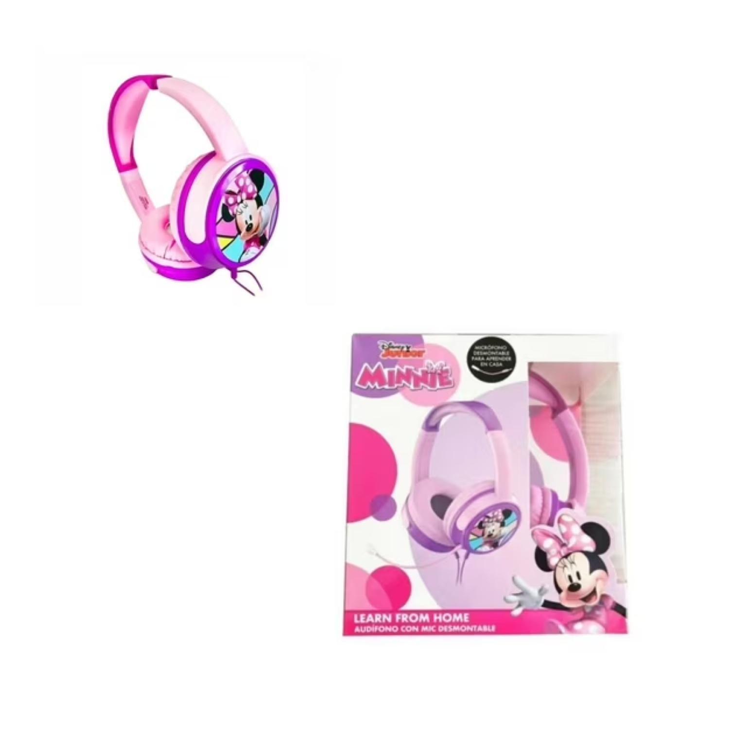 Audifono Gamer Infantil OverEar Rosado Minnie Mouse-4