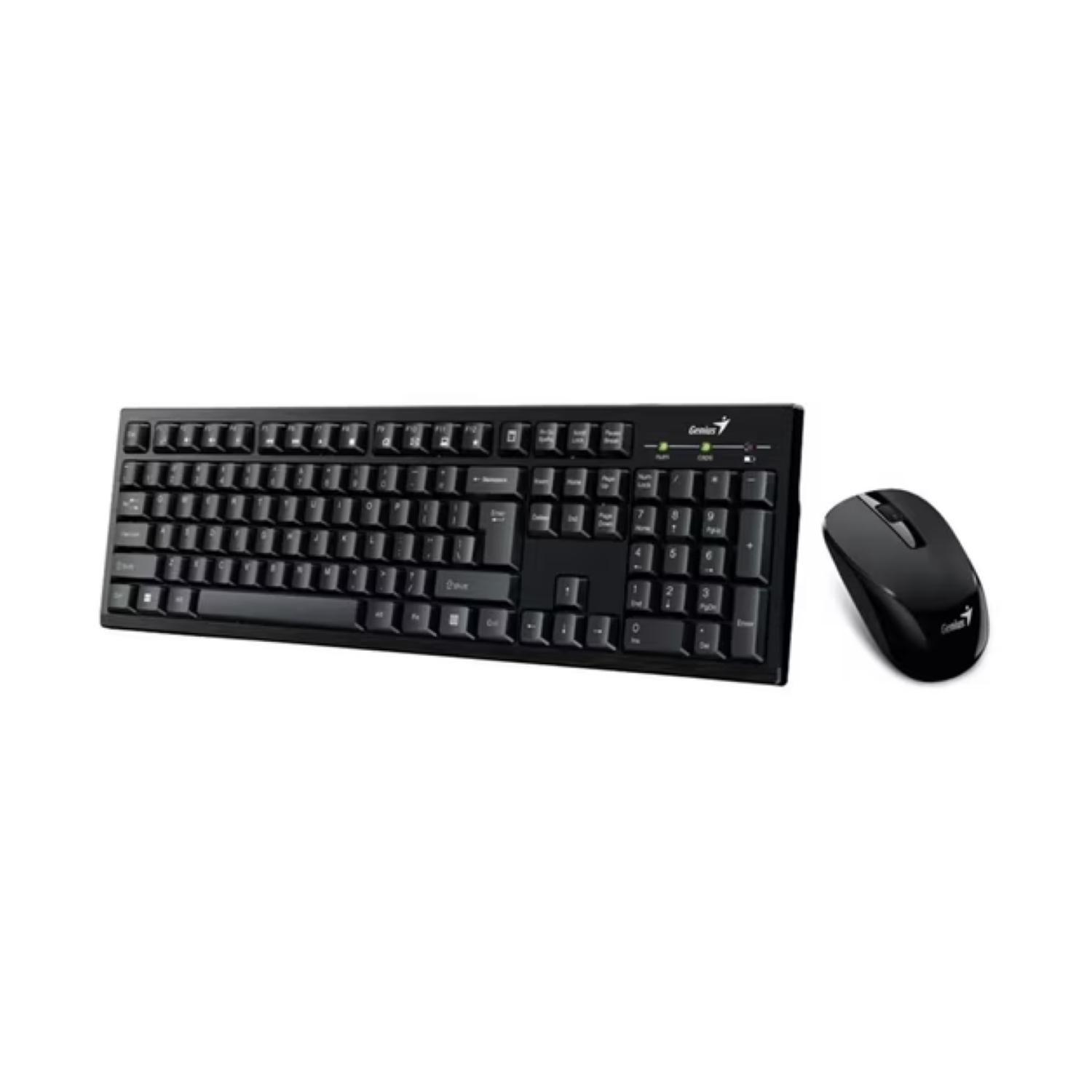Kit Telcado Y Mouse Inalambricos USB Negro KM-8101-2