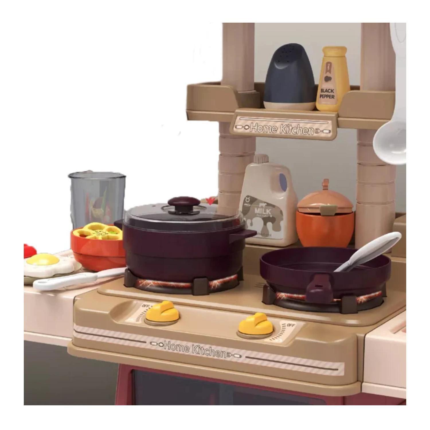 Juguete Cocina Moderna 47 Piezas 63x45x22cm Rosado Infantil-3