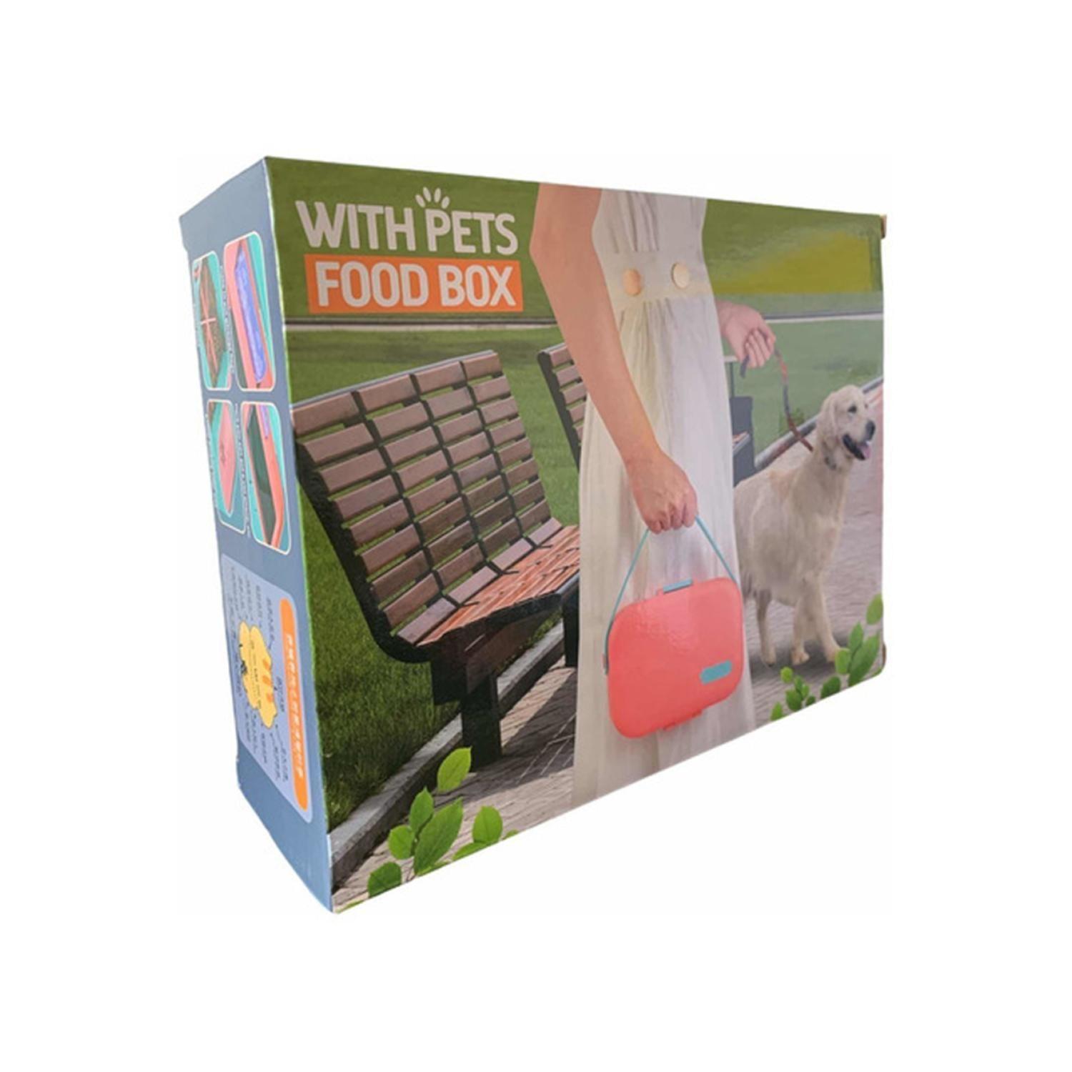 Lonchera Mascotas Plato Bebedero Portatil Para Mascotas-4