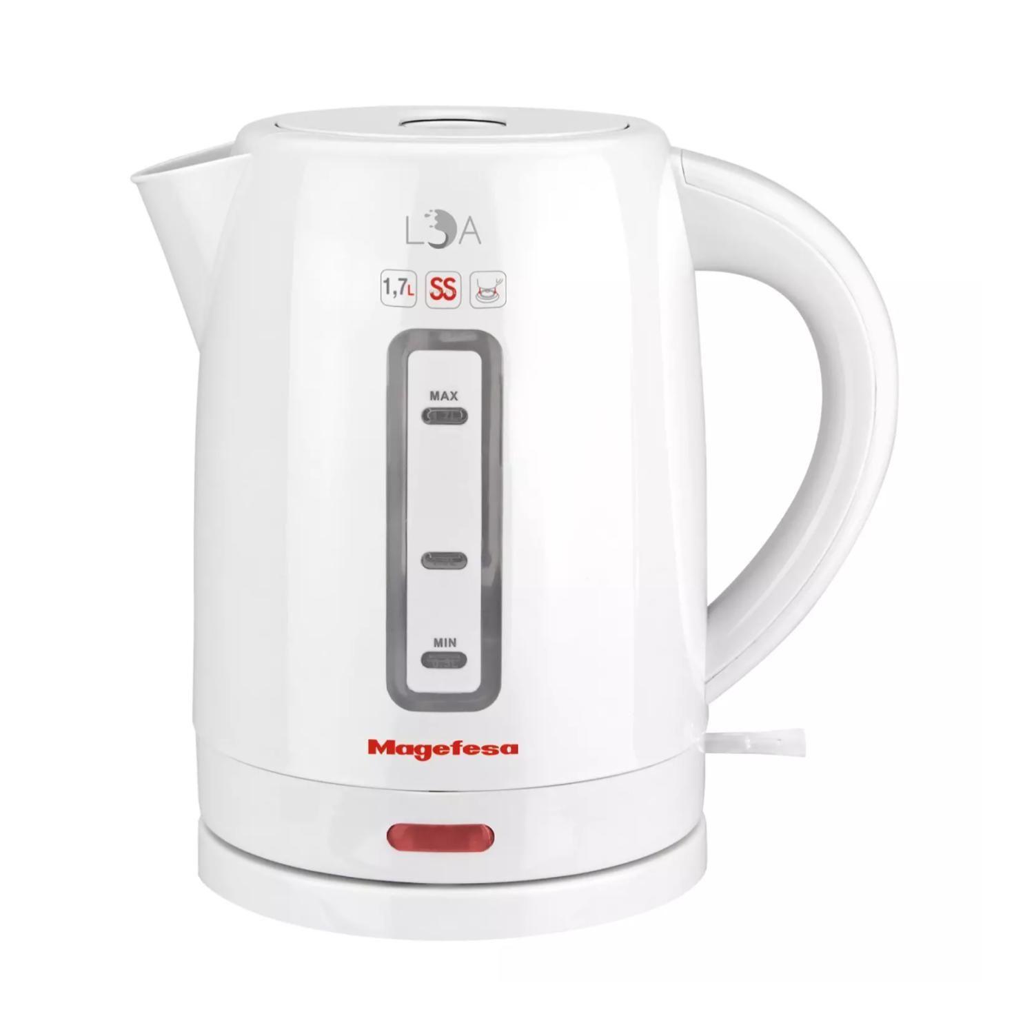 Hervidor Electrico 1700ml 1800W Blanco LOA 3635-0