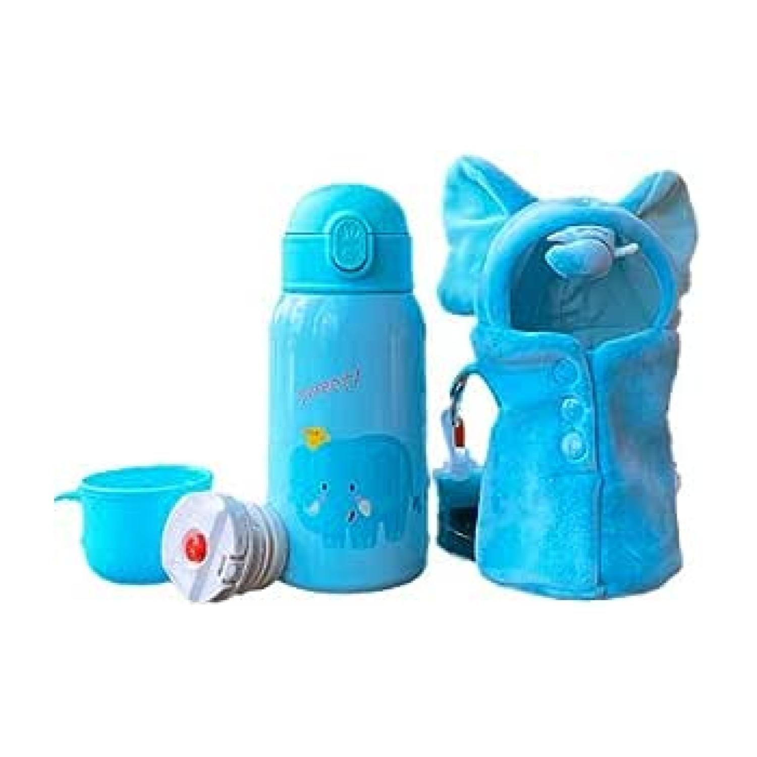 Botella De Agua Infantil 500ml Diseño Elefante-0