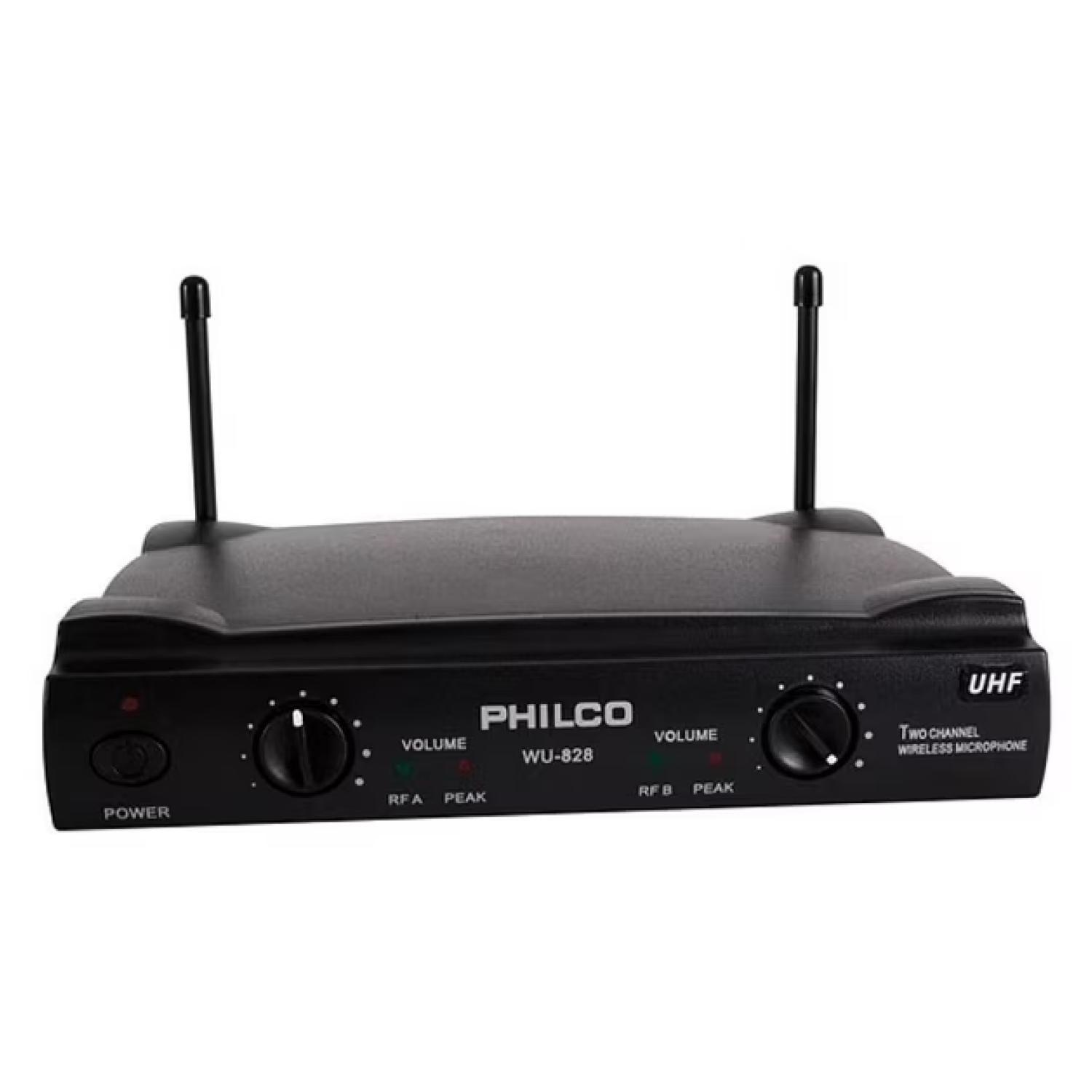 Pack 2 Microfonos Inalambricos UHF 2 Canales WU828-2