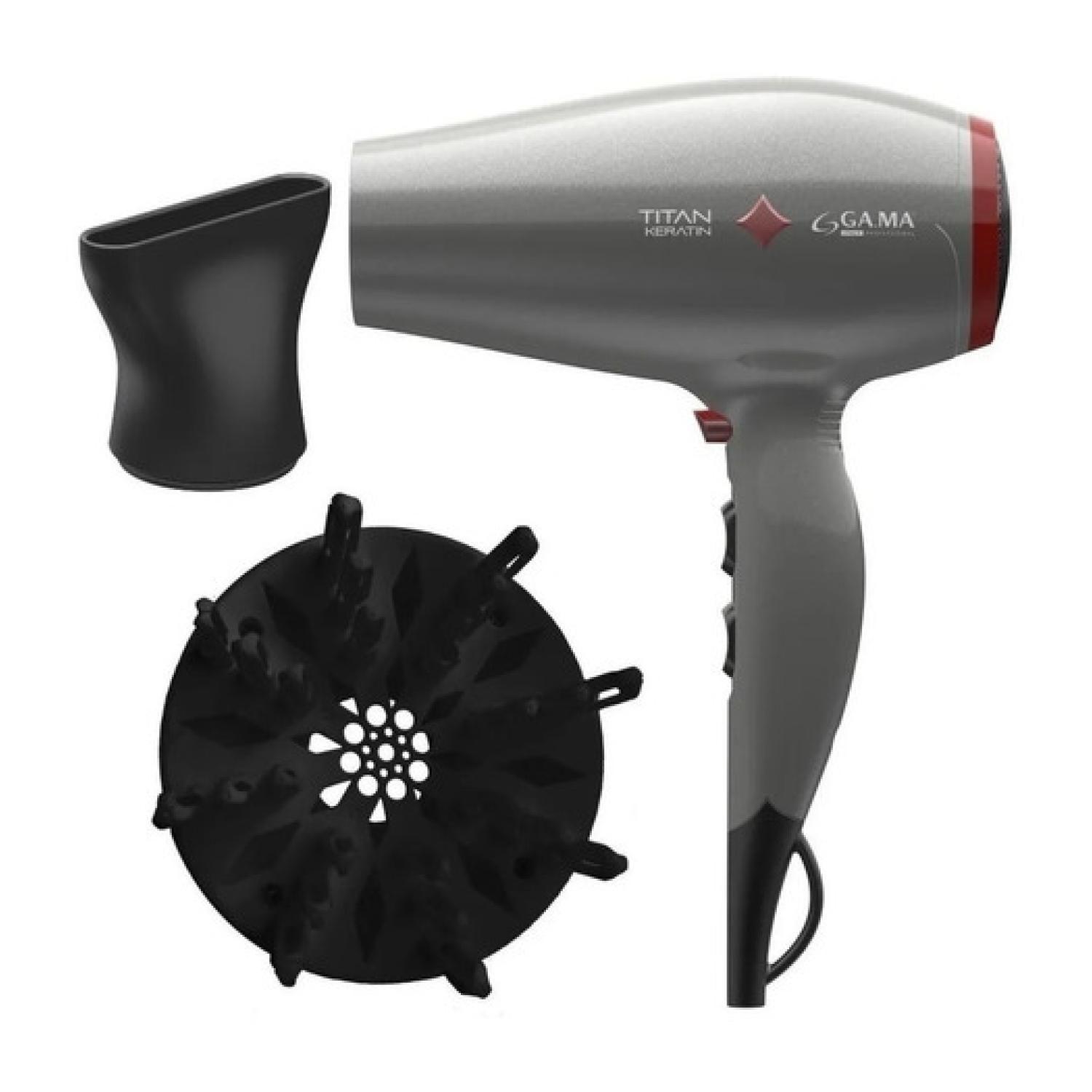 Secador De Pelo 3 Temperaturas 2 Velocidades 2200W Diamond Titan Keratin-2