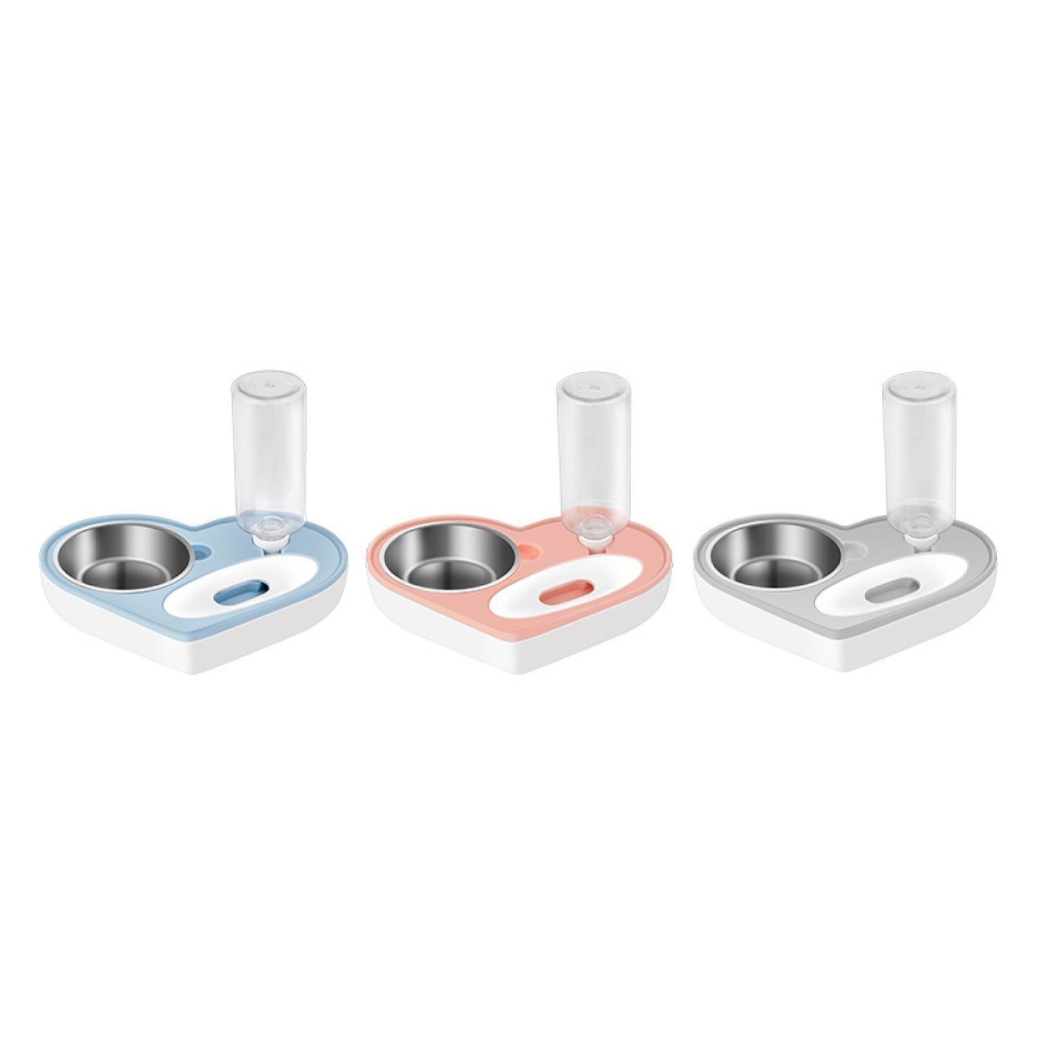 Plato Tazon Comida Para Mascotas Dispensador Agua Automatico-5