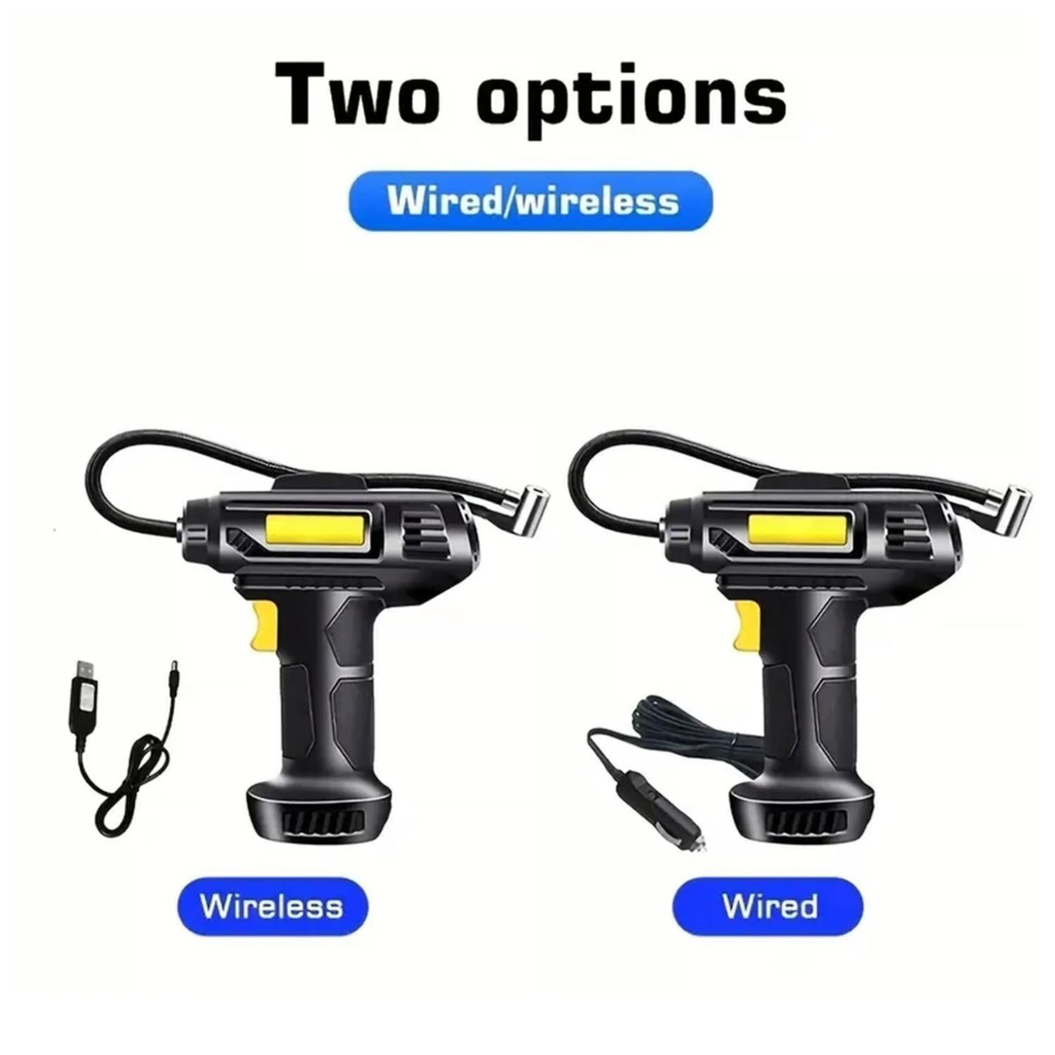 Compresor Inflador De Llantas 150PSI 12V Negro-2