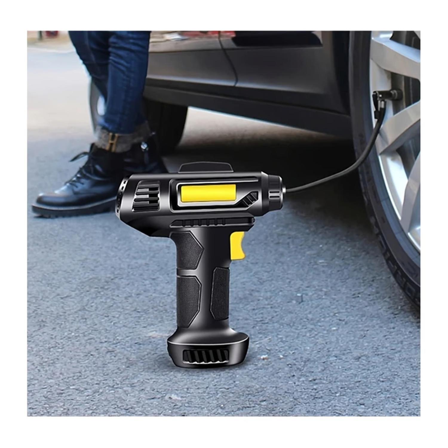 Compresor Inflador De Llantas 150PSI 12V Negro-3