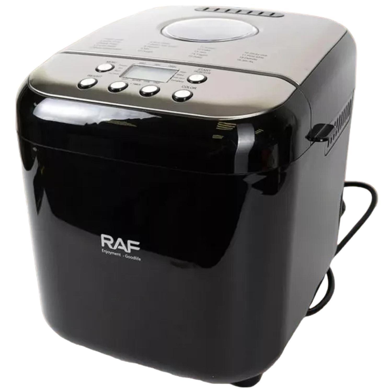 Maquina Electrica Para Hacer Pan 600W Negro R208 Raf-0