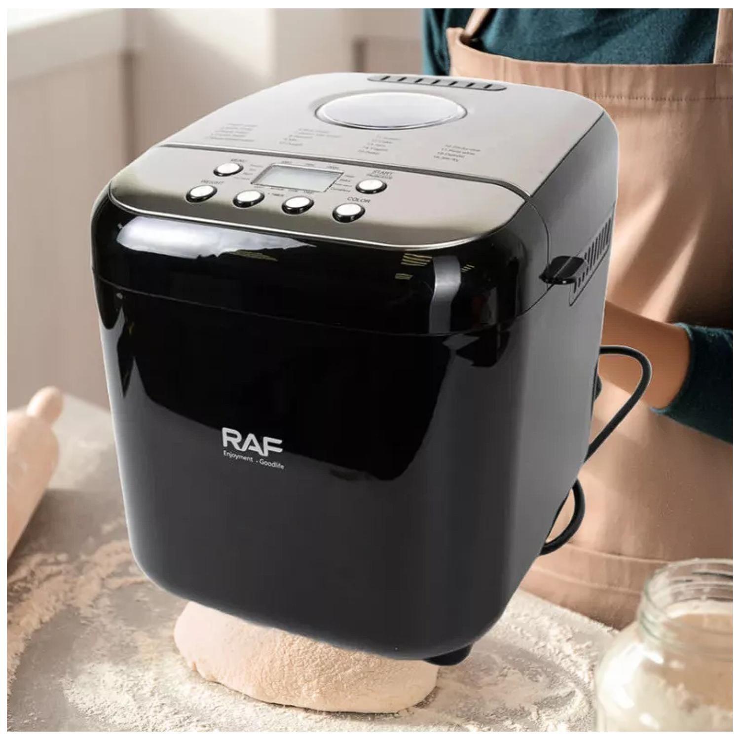 Maquina Electrica Para Hacer Pan 600W Negro R208 Raf-5