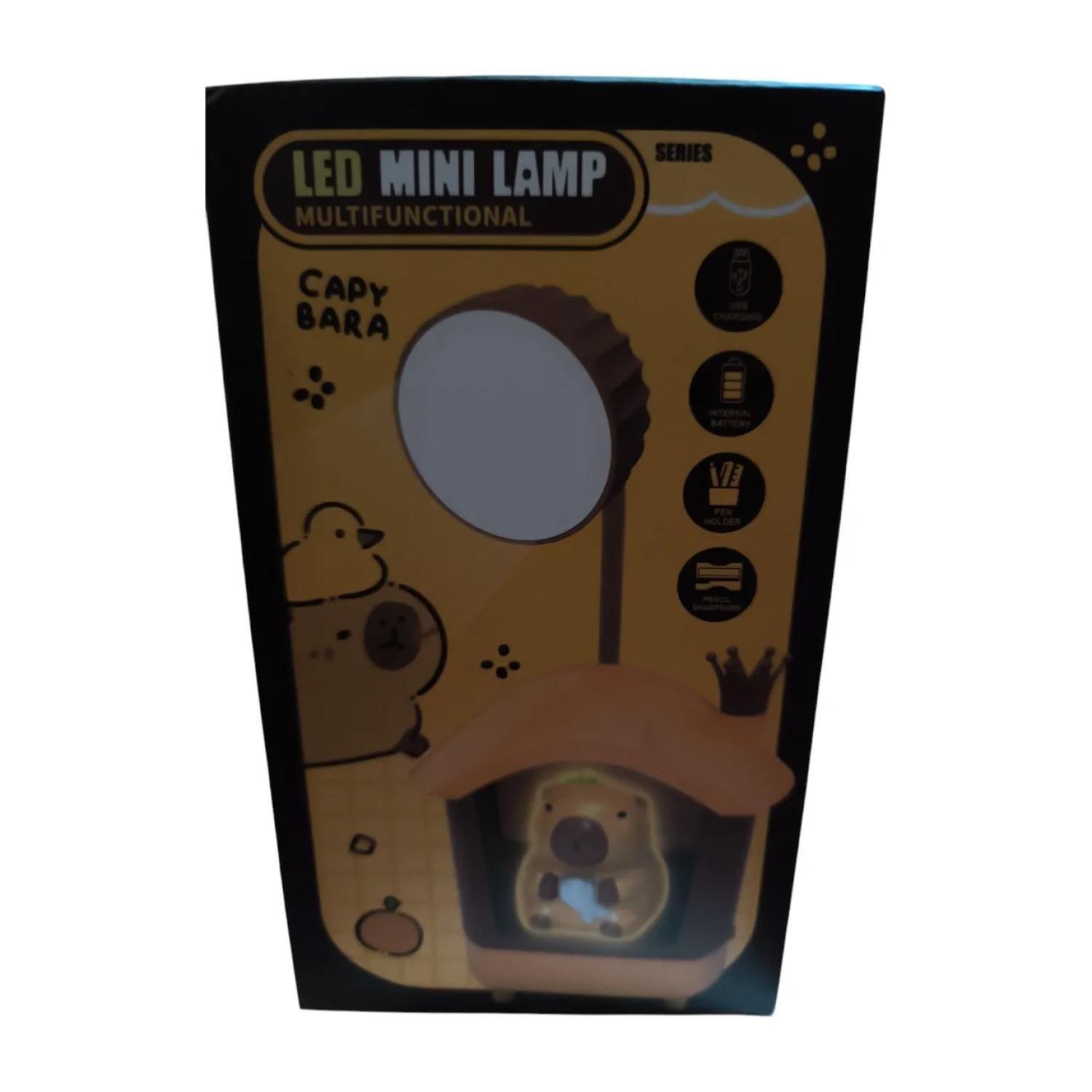 Mini Lampara LED De Escritorio USB Tematica Capibara-2
