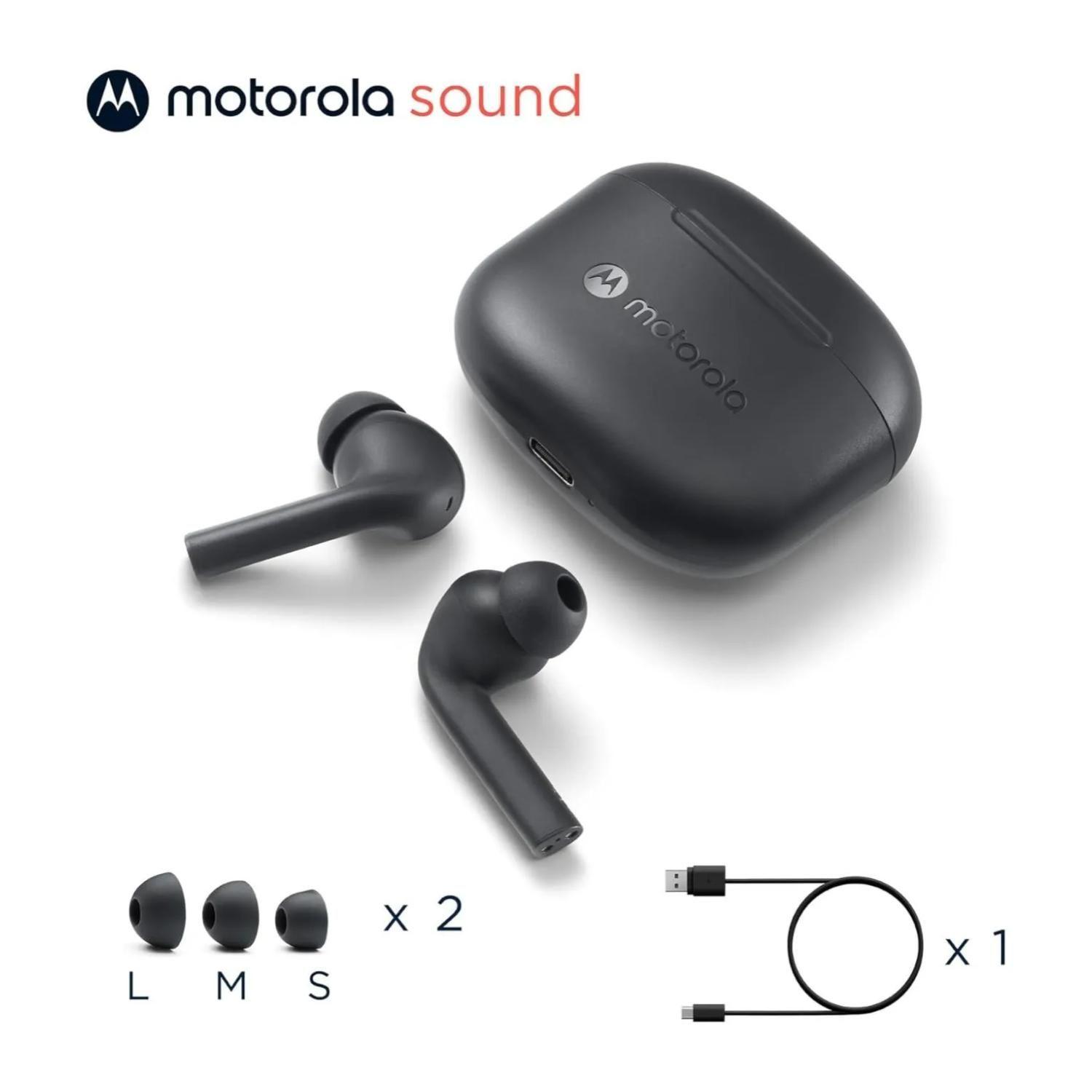 Audifonos Bluetooth TW IPX4 Recargables Moto Buds 065 Negro-4