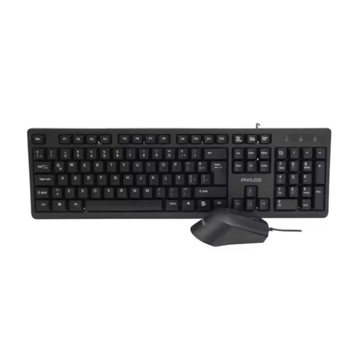 Kit Teclado Y Mouse Inalambrico USB Negro SPT6354-2