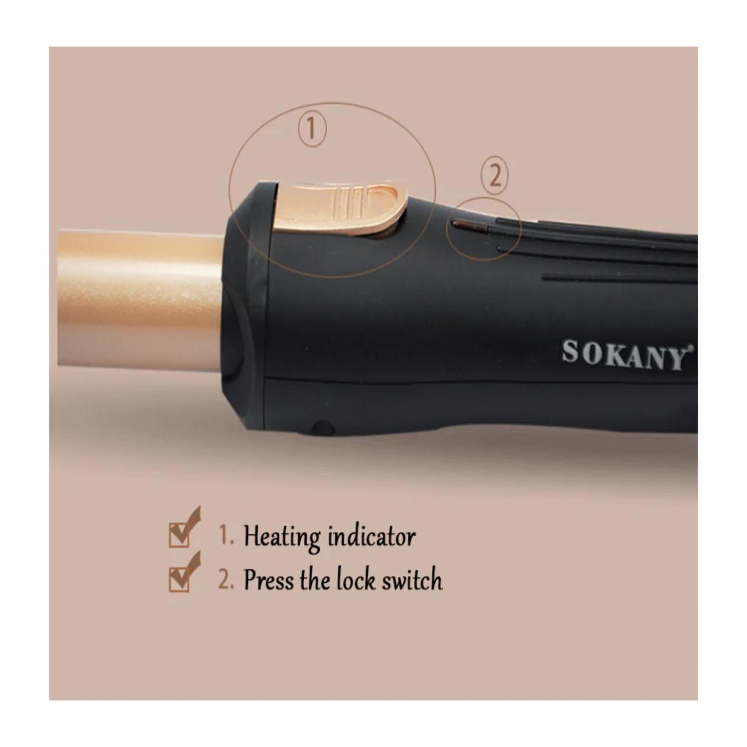 Ondulador Rizador De Pelo Telescopio Portatil HB-787 Sokany-2