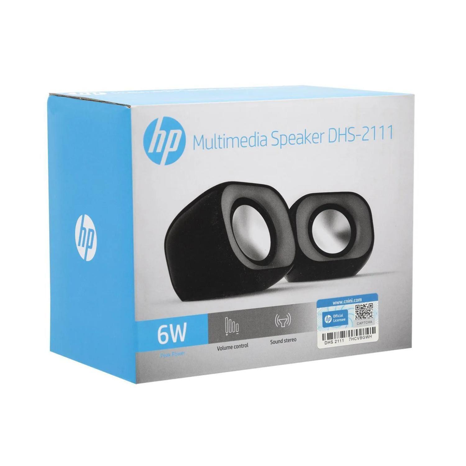 Parlantes Multimedia 2.1 3Wx2 RMS Jack 3.5mm DHS-2111-3