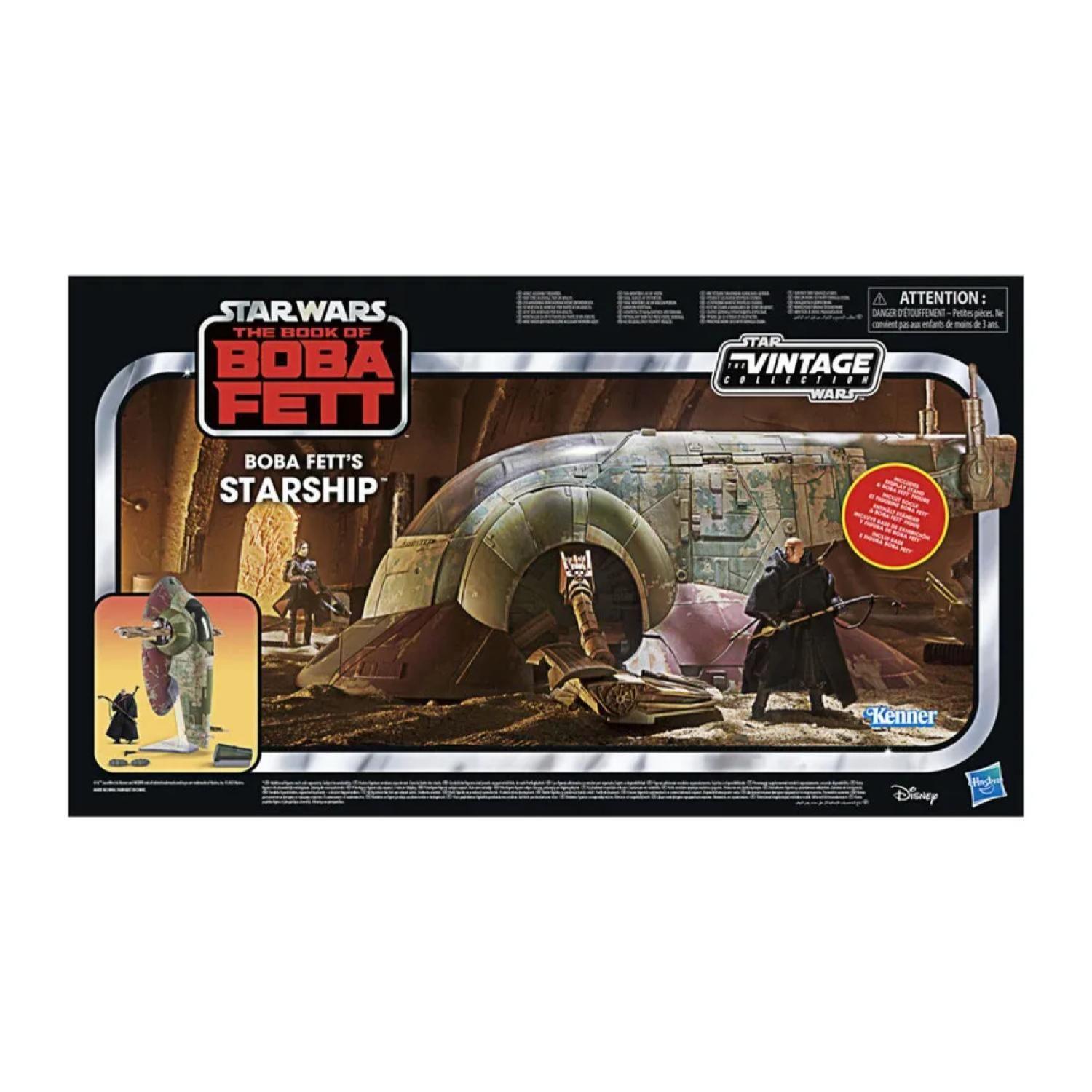 Juguete Figura Nave Estelar Boba Fett Star Wars Infantil-3