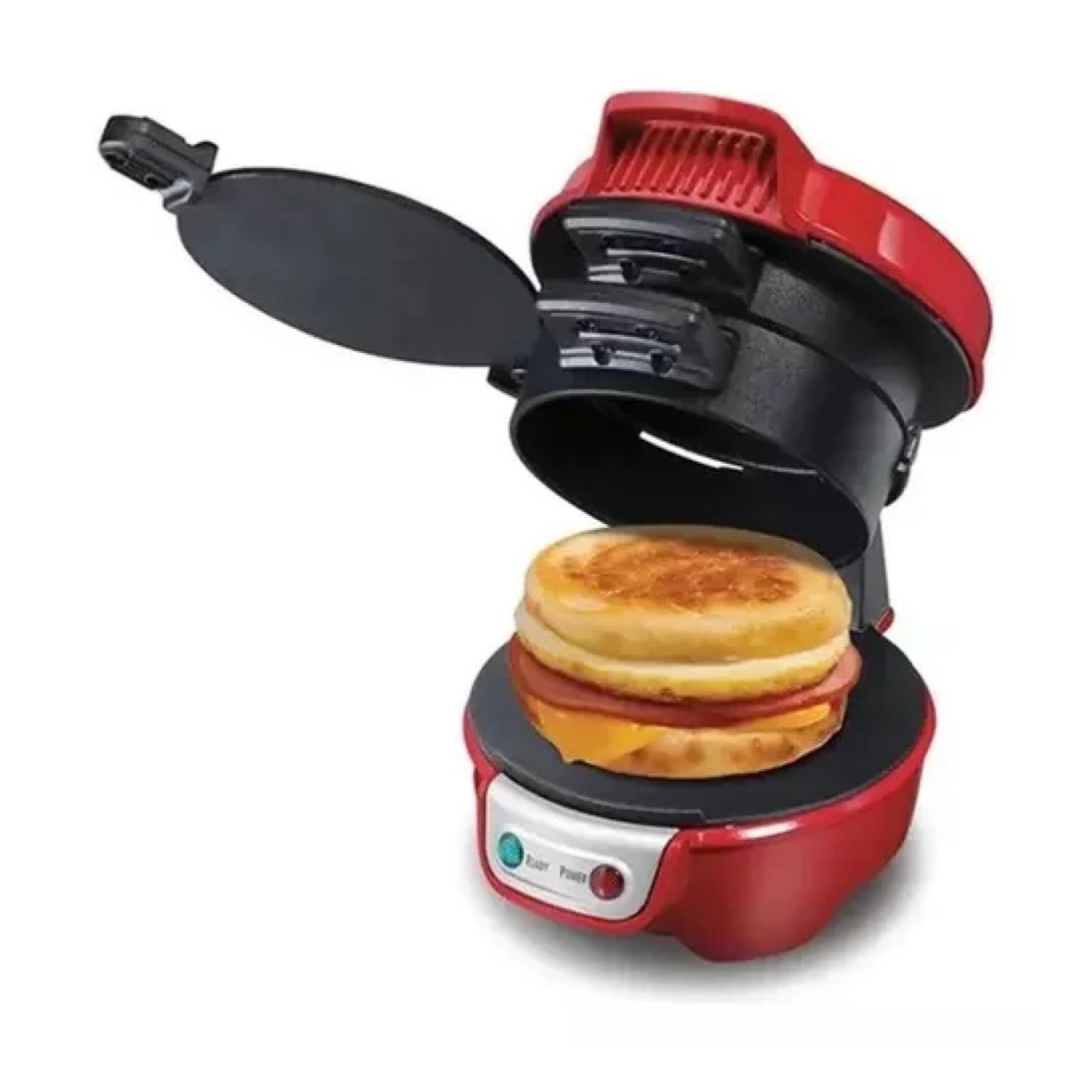 Maquina Para Hacer Hamburguesas 600W 14x13x20cm R666-2
