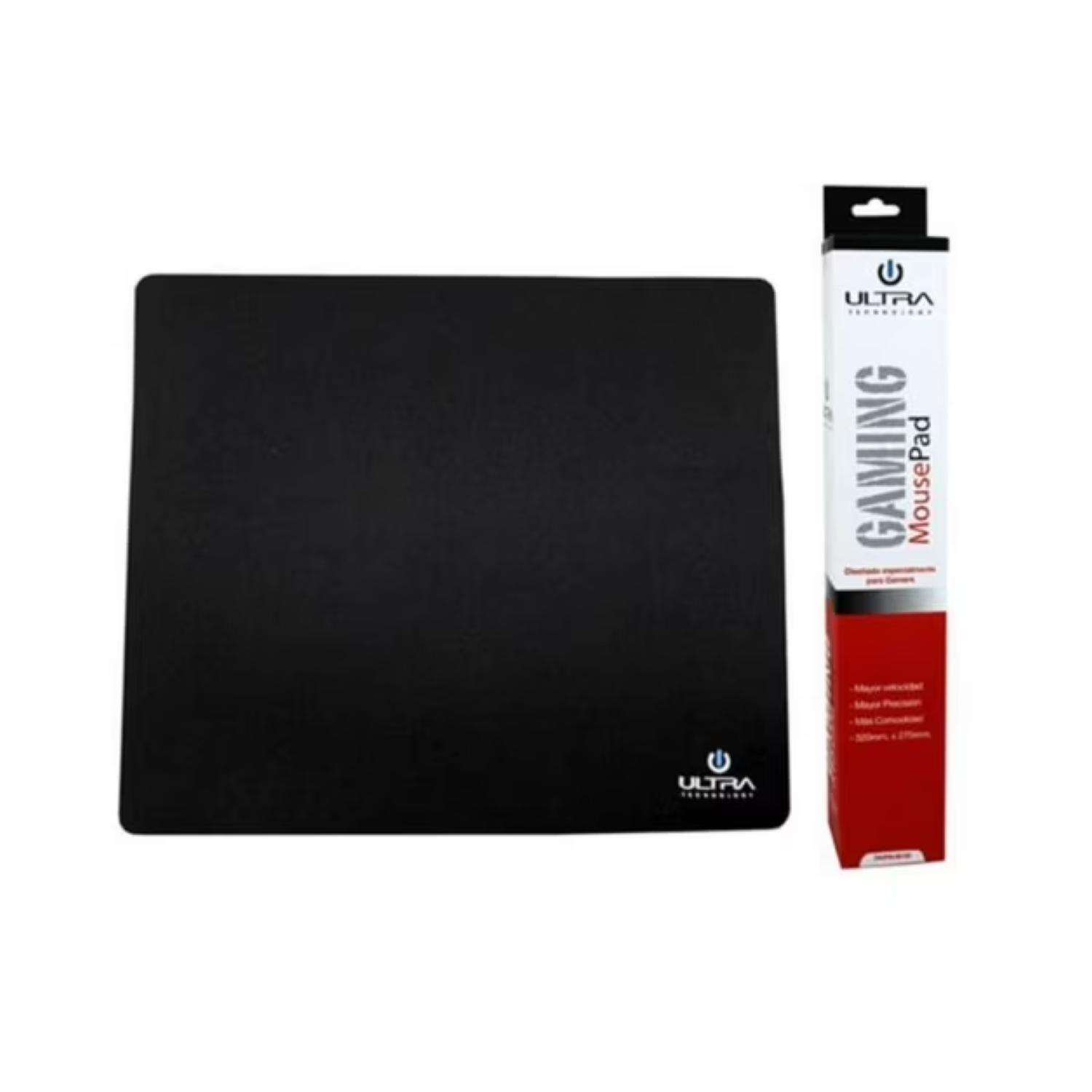 MousePad Gamer Antideslizante 32x27 Negro-2