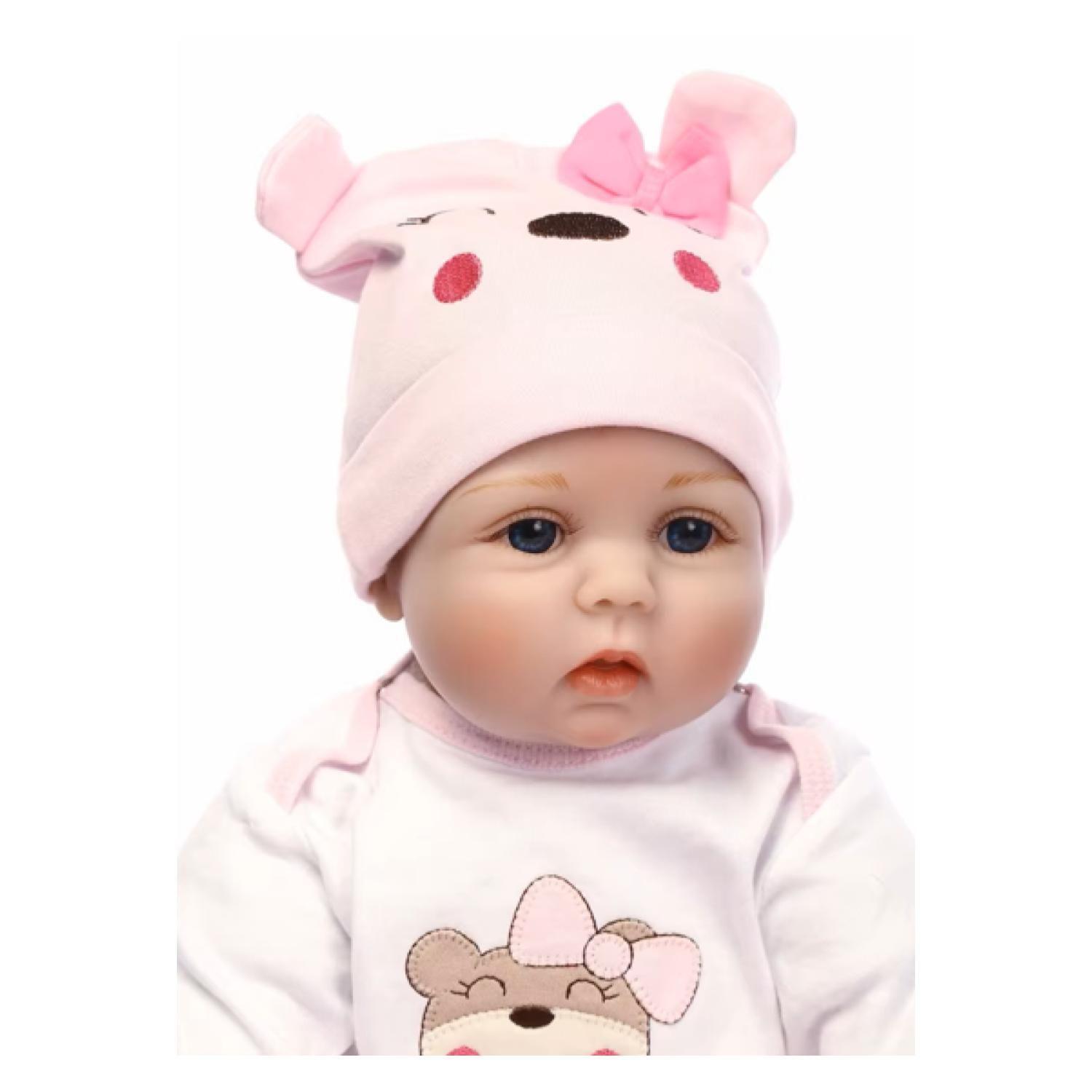 Juguete Mu eca Bebe Reborn Realista 55cm Con Accesorios Infantil-3