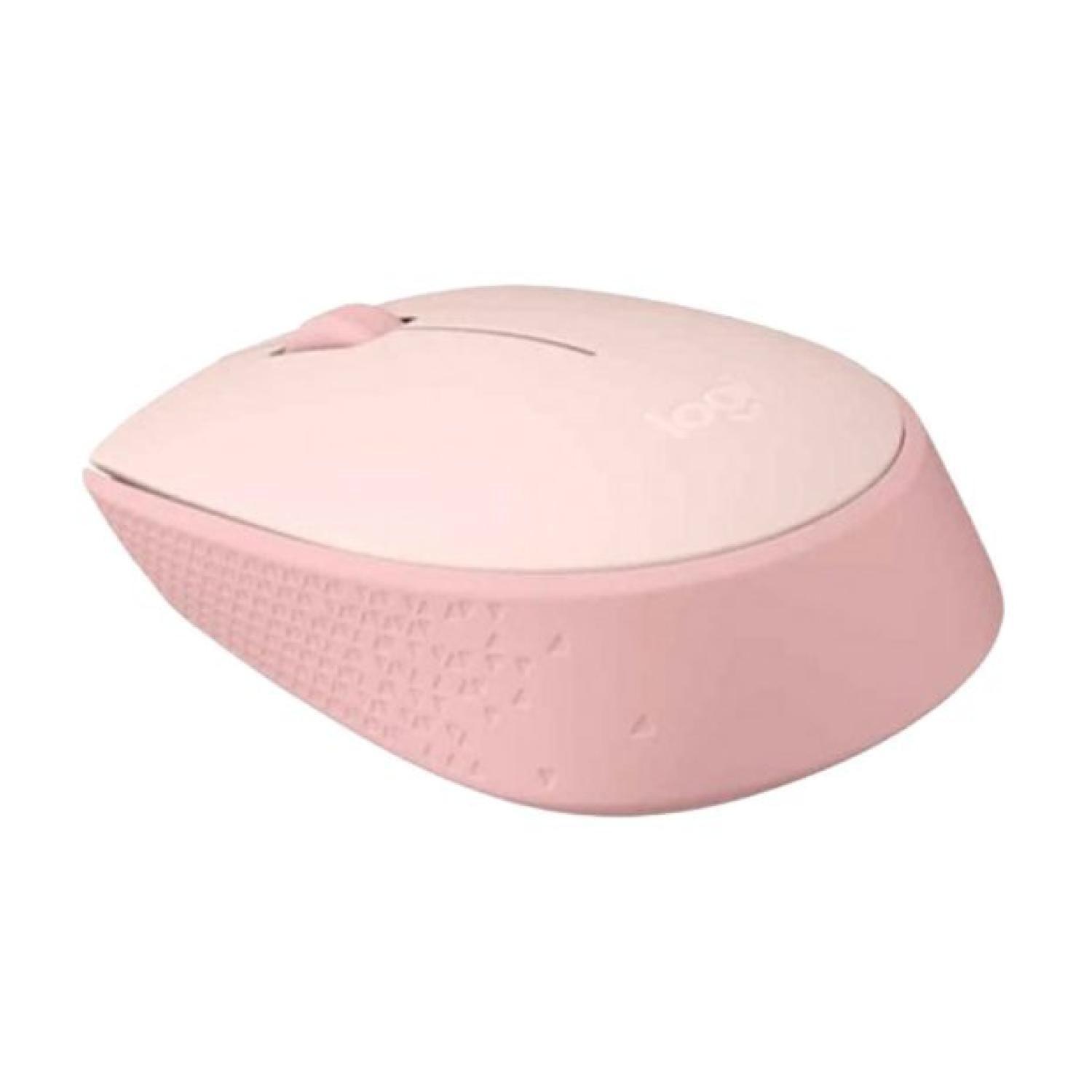 Mouse Inalambrico USB Pequeño Oficina M170 Rosado-2