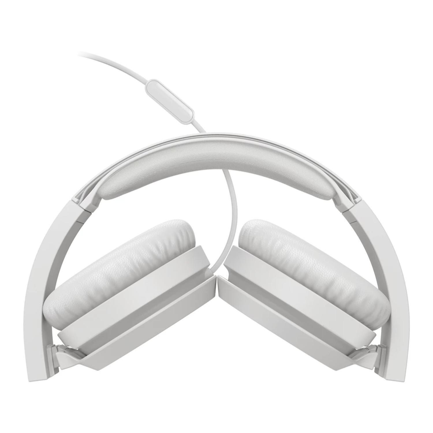 Audifono Manos Libres Jack 3.5 OverEar Blanco AH4105-2