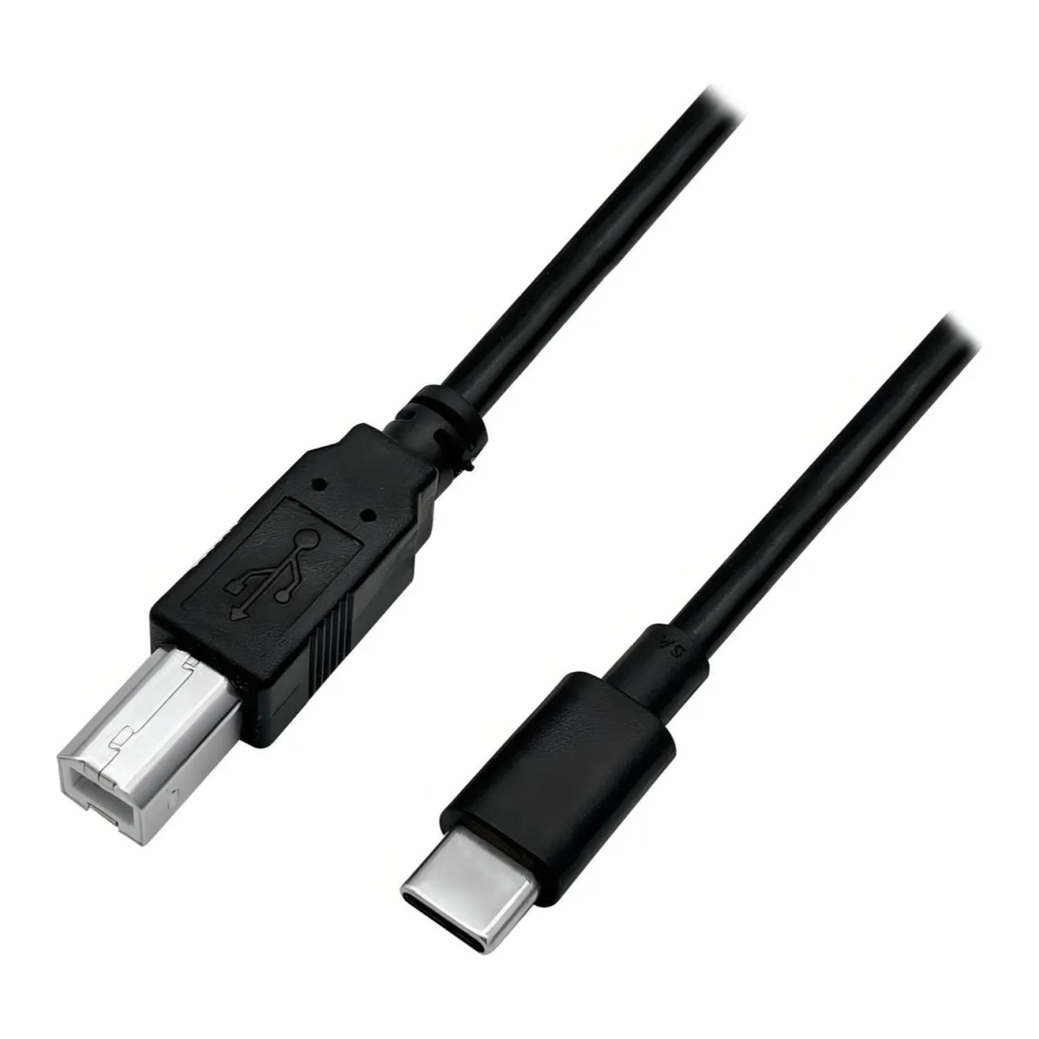 Cable De Impresora A USB C 1800cm Negro B42196-1