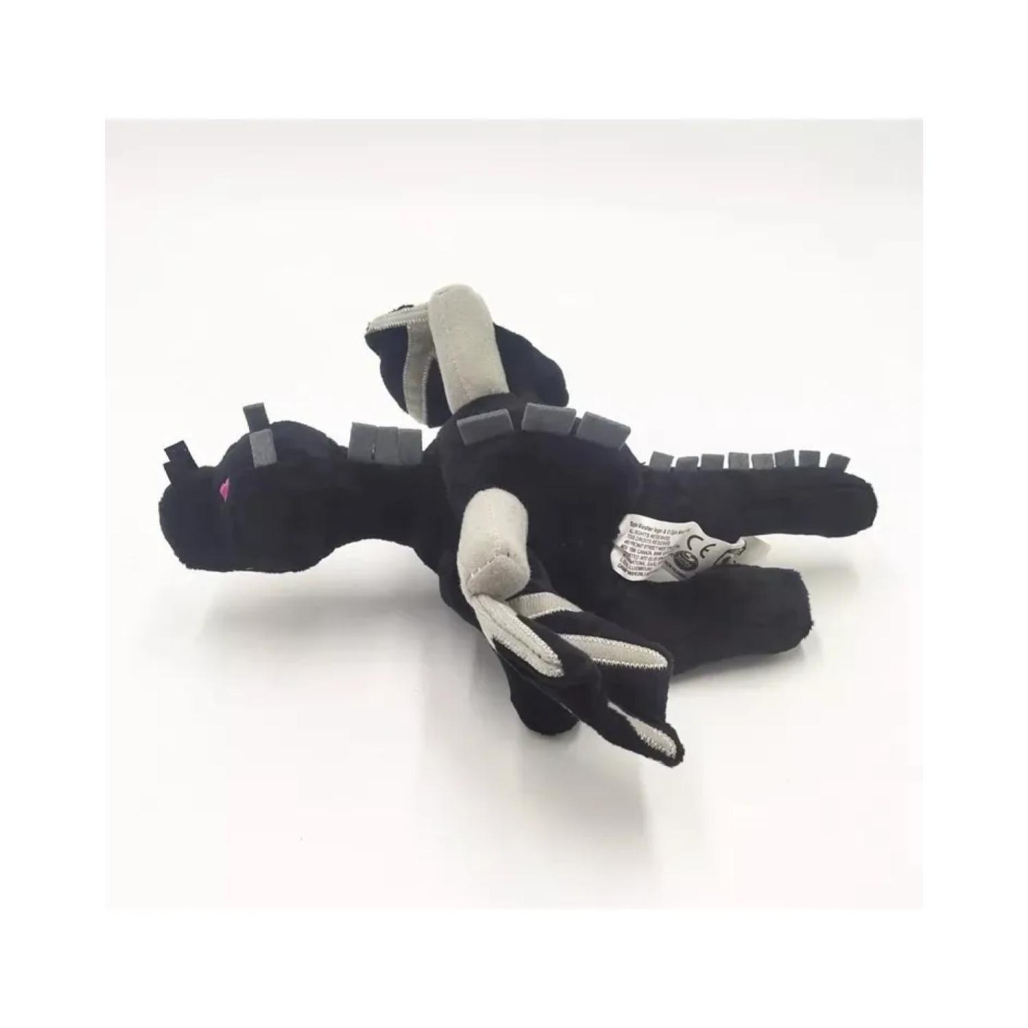 Juguete Peluche Figura Ender Dragon 20cm Negro Infantil-2