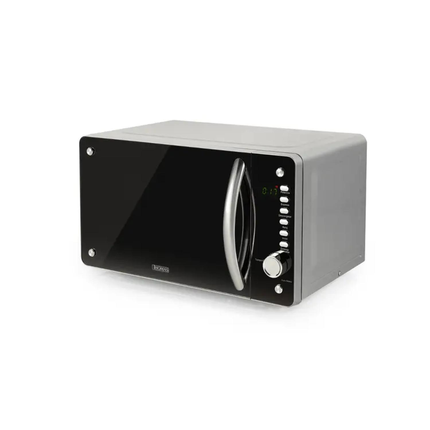 Microondas Electrico 20L 800W Negro Gris  TH-20DM Thomas-3