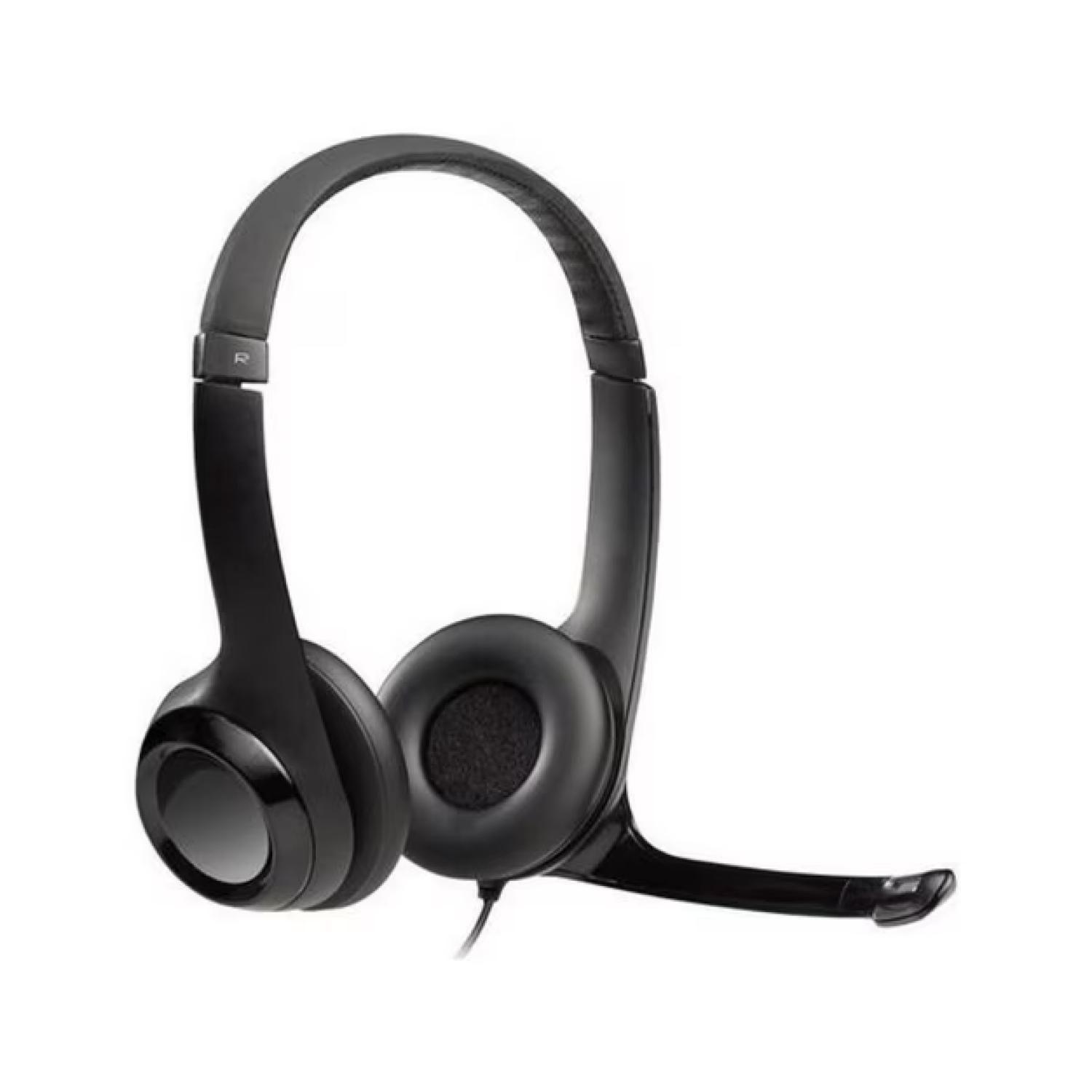 Audifono Headset Con Microfono USB H390 Negro-0