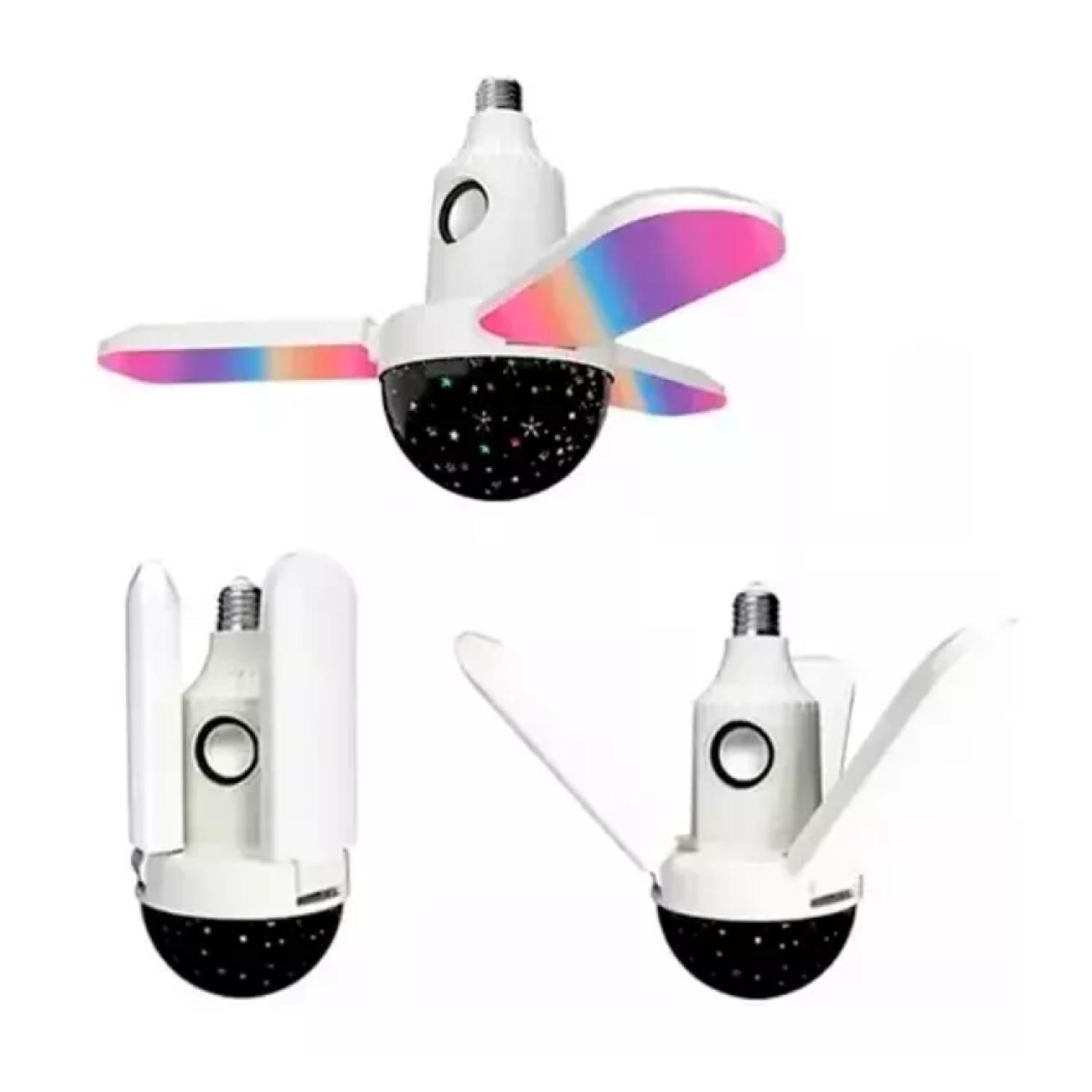 Ampolleta RGB 3 Aspas Parlante Bluetooth Esfera Musical-2