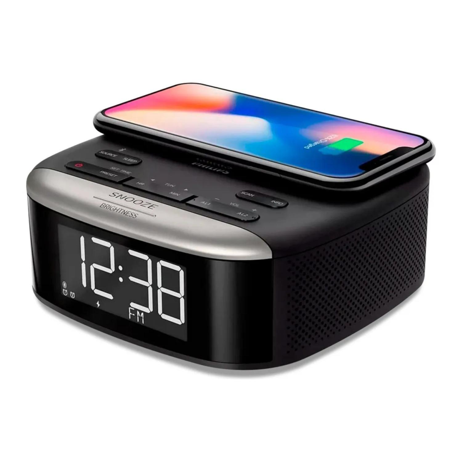 Radio AM FM Reloj Digital Bluetooth Alarma AR7606/37-2
