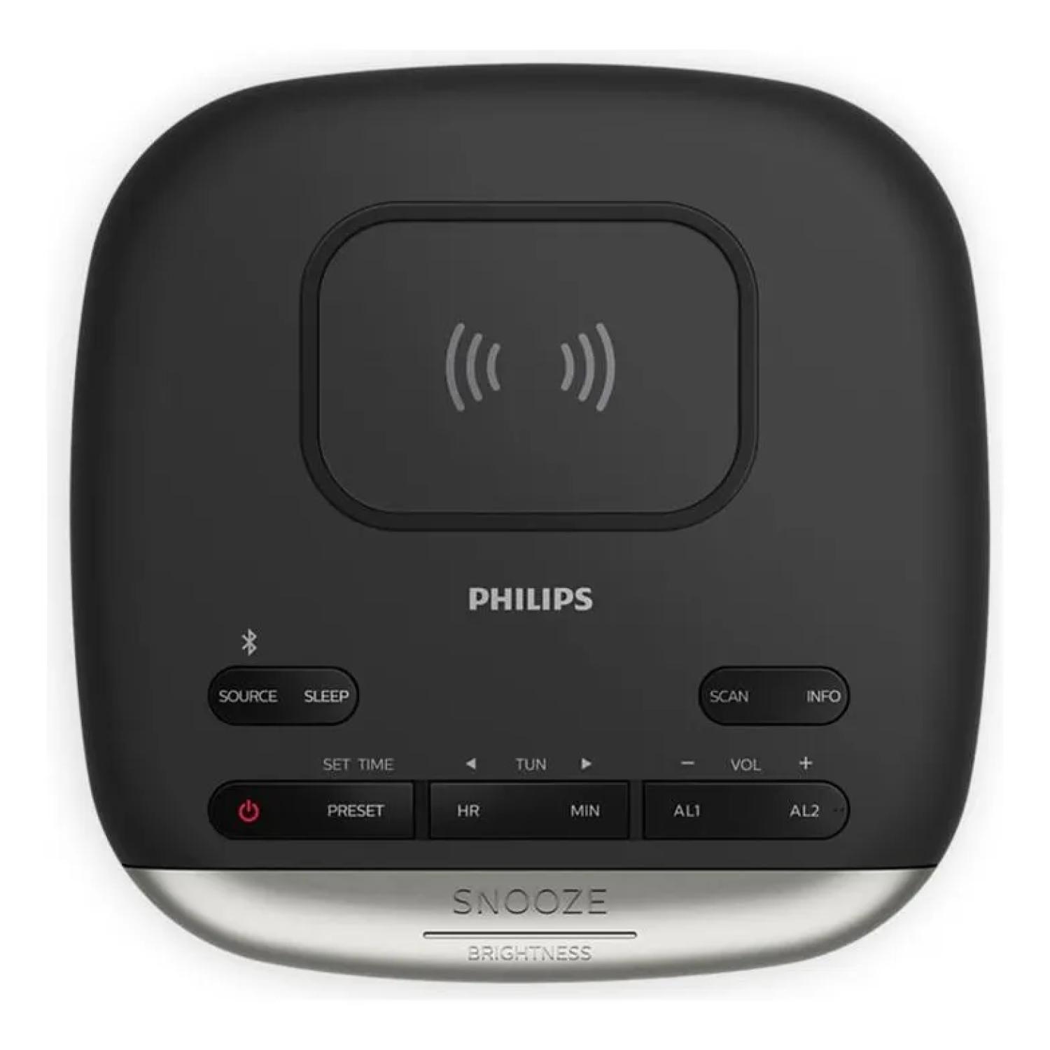 Radio AM FM Reloj Digital Bluetooth Alarma AR7606/37-4