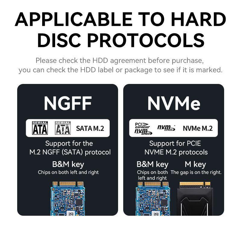 Case Cofre Disco Duro Usb C 3 0 M2 Nvme 10 Gbps Veggieg Gris-3