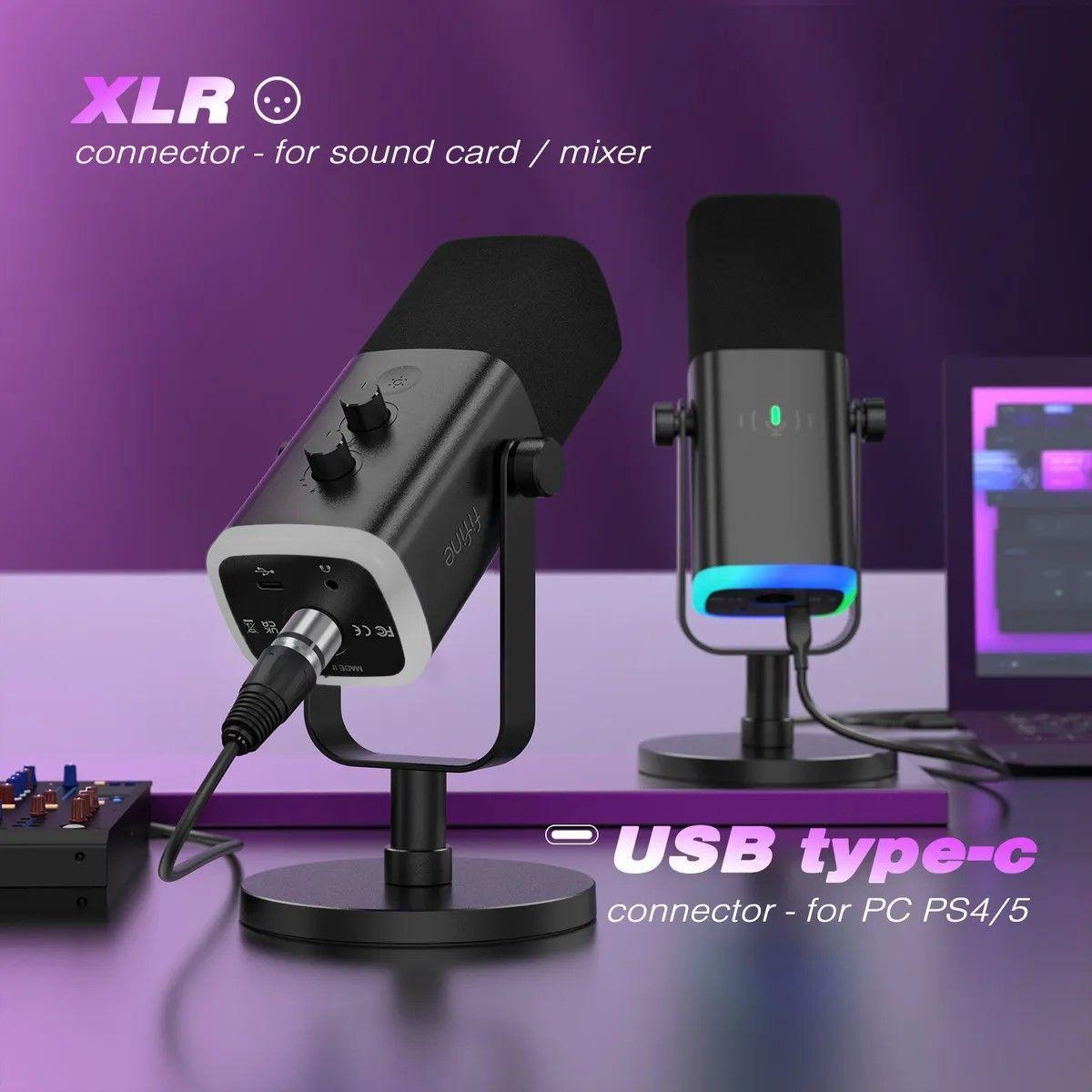 Micrófono FIFINE AM8  USB XLR  Calidad Profesional para Streaming, Podcast y Grabación-2