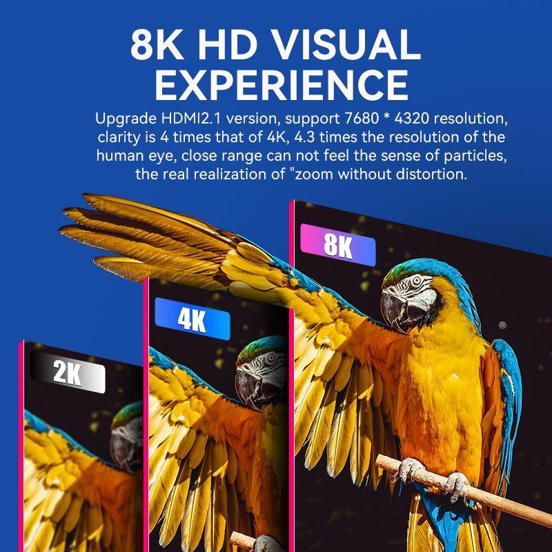 Cable HDMI 2 1 VegGieg 8K 60Hz 4K 120Hz 2K 240Hz HDR Ultra HD-5