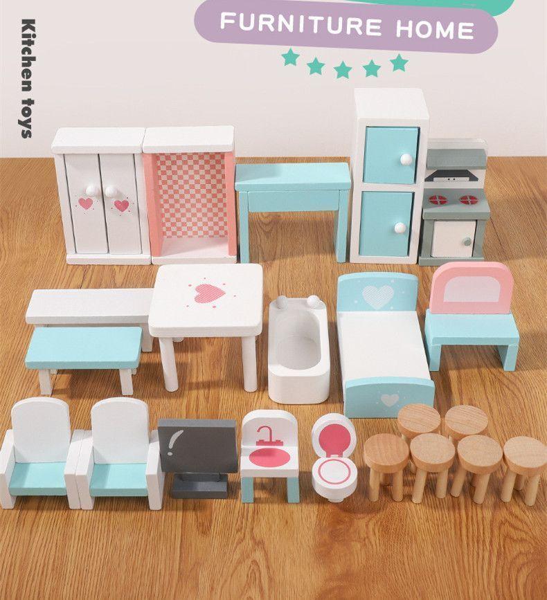  Muebles De Madera Para Casa  muñecas 22 u W06B144-3