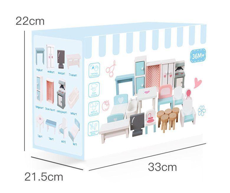  Muebles De Madera Para Casa  muñecas 22 u W06B144-6