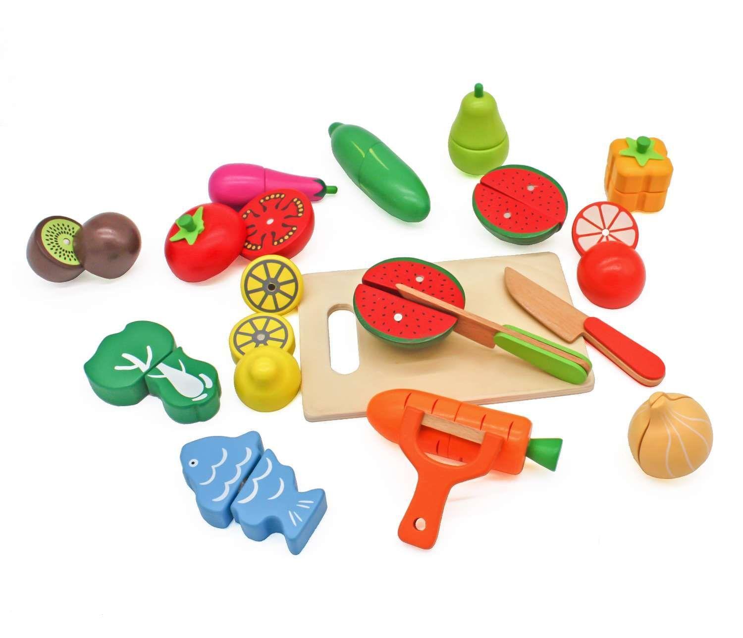  Frutas de madera didáctidas con iman W10B224-3