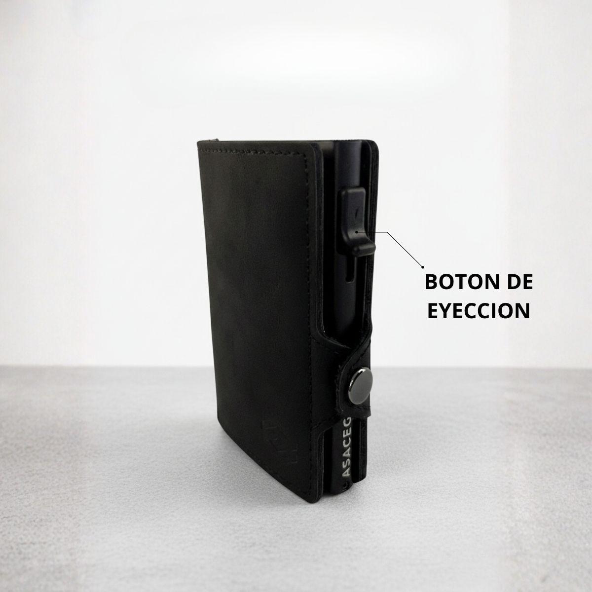 Billetera Y Tarjetero Asaceg Con Bloqueo Rfid Cuero Pu-3