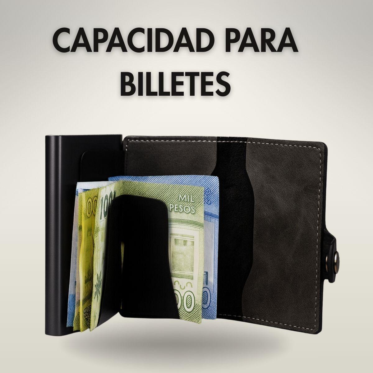 Billetera Y Tarjetero Asaceg Con Bloqueo Rfid Cuero Pu-5