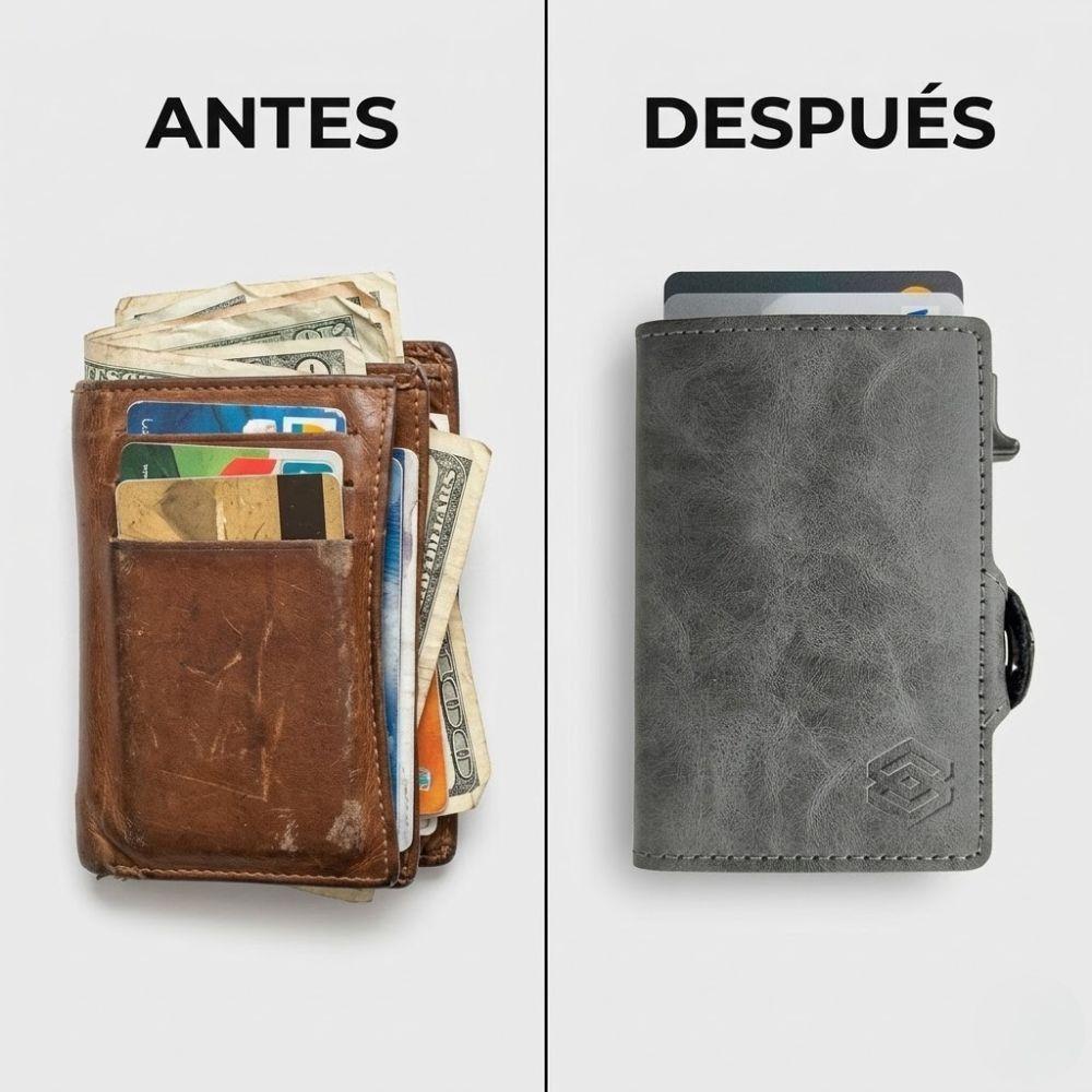 Billetera Y Tarjetero Asaceg Con Bloqueo Rfid Cuero Pu-4